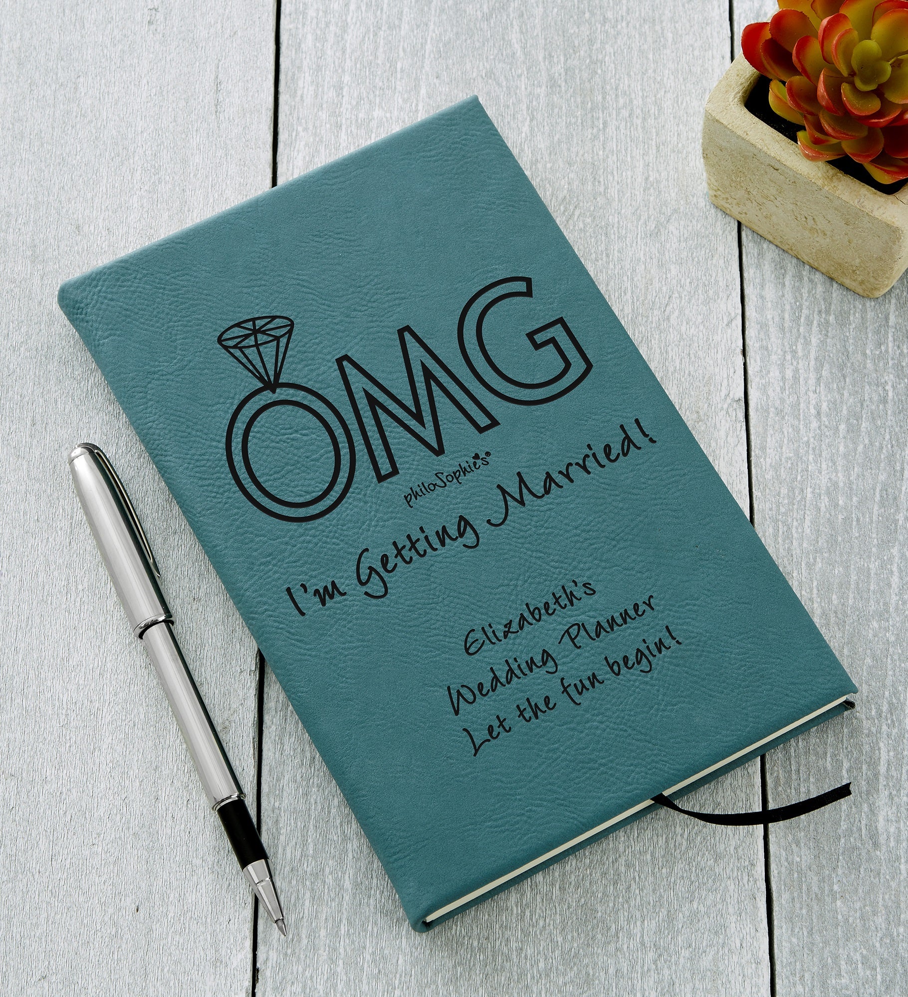 OMG I'm Getting Married philo Sophie's® Personalized Wedding Planner