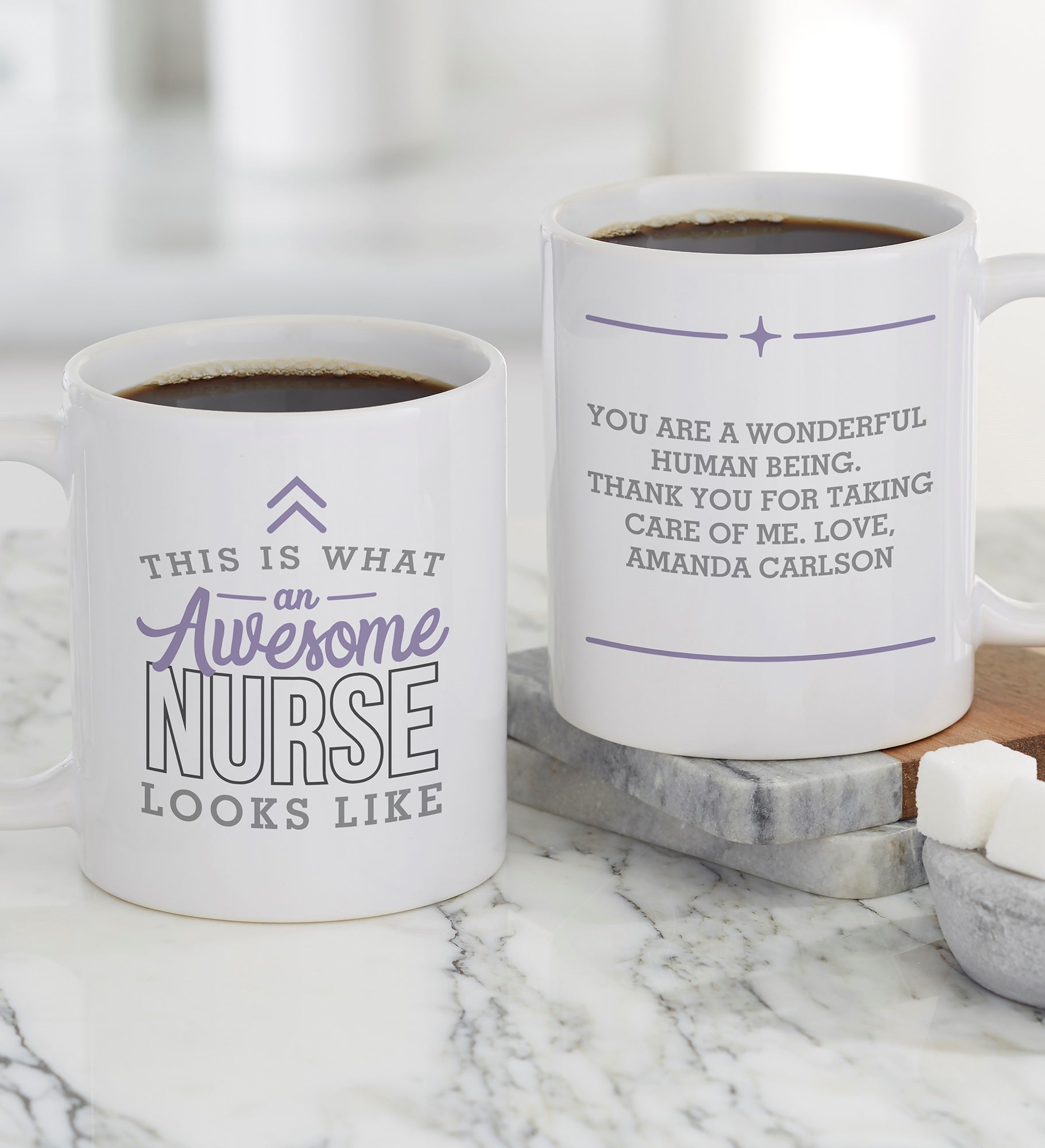 This Is What an Awesome Nurse Looks Like Personalized Coffee Mugs