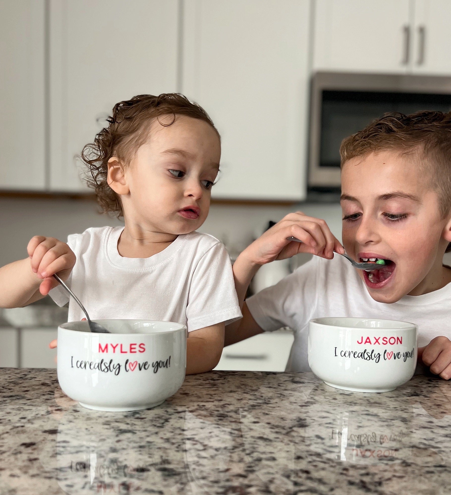I Cerealsly Love You Personalized 14 oz. Romantic Cereal Bowl