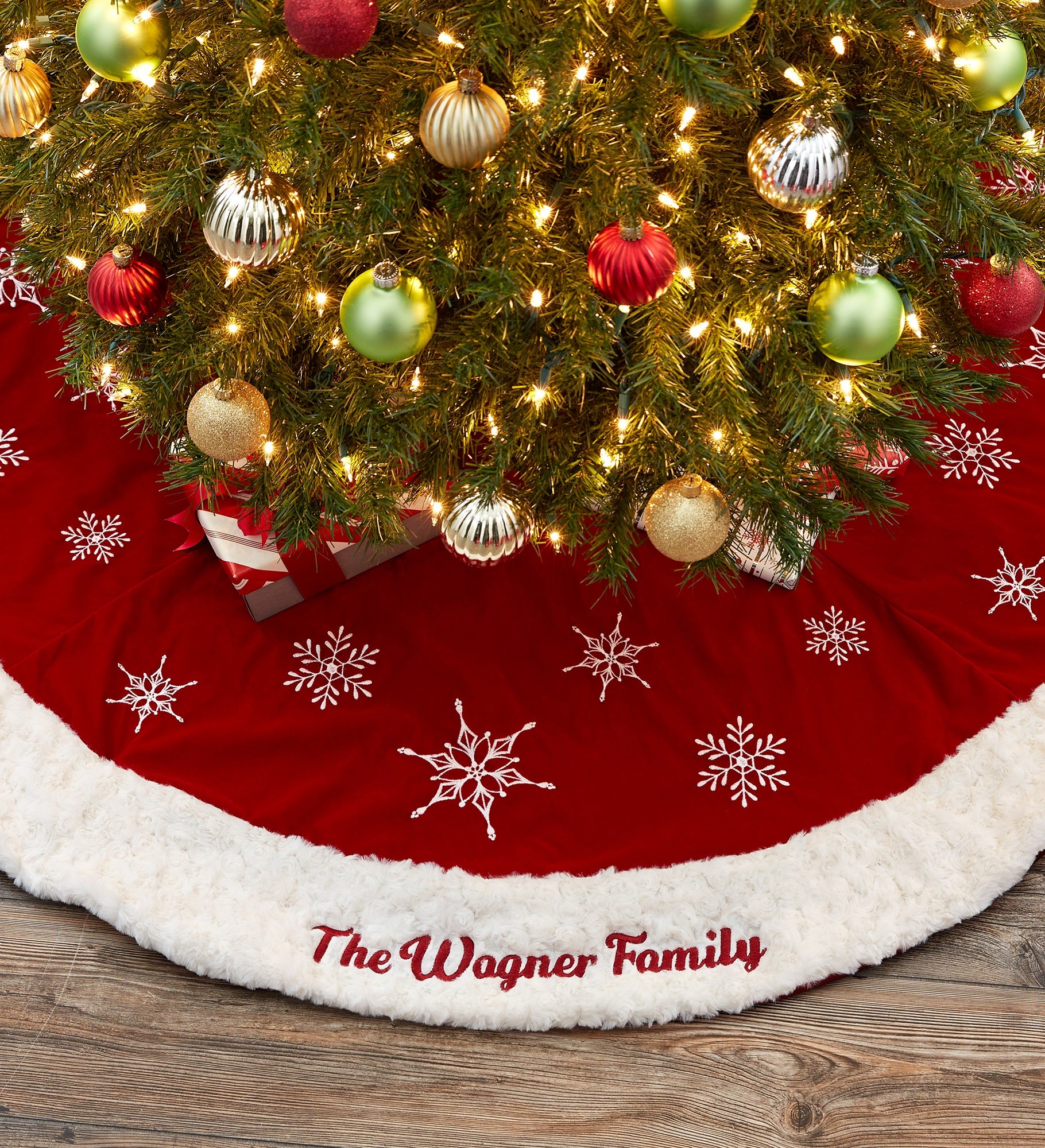 Winter Wonderland Personalized Tree Skirt