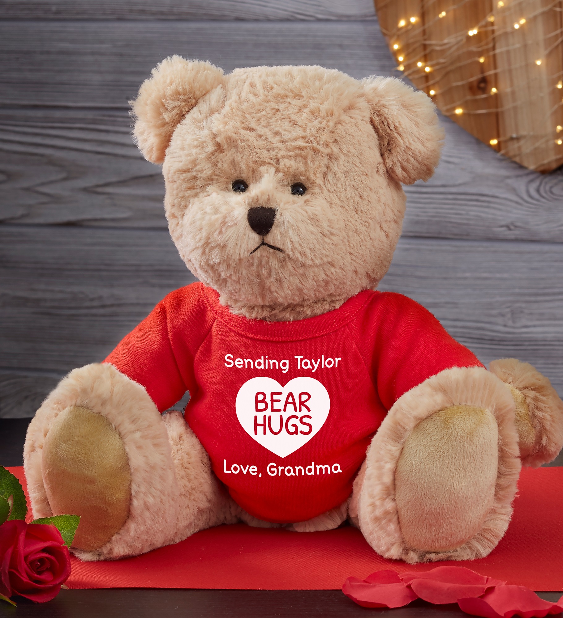 Bear Hugs Personalized Teddy Bear