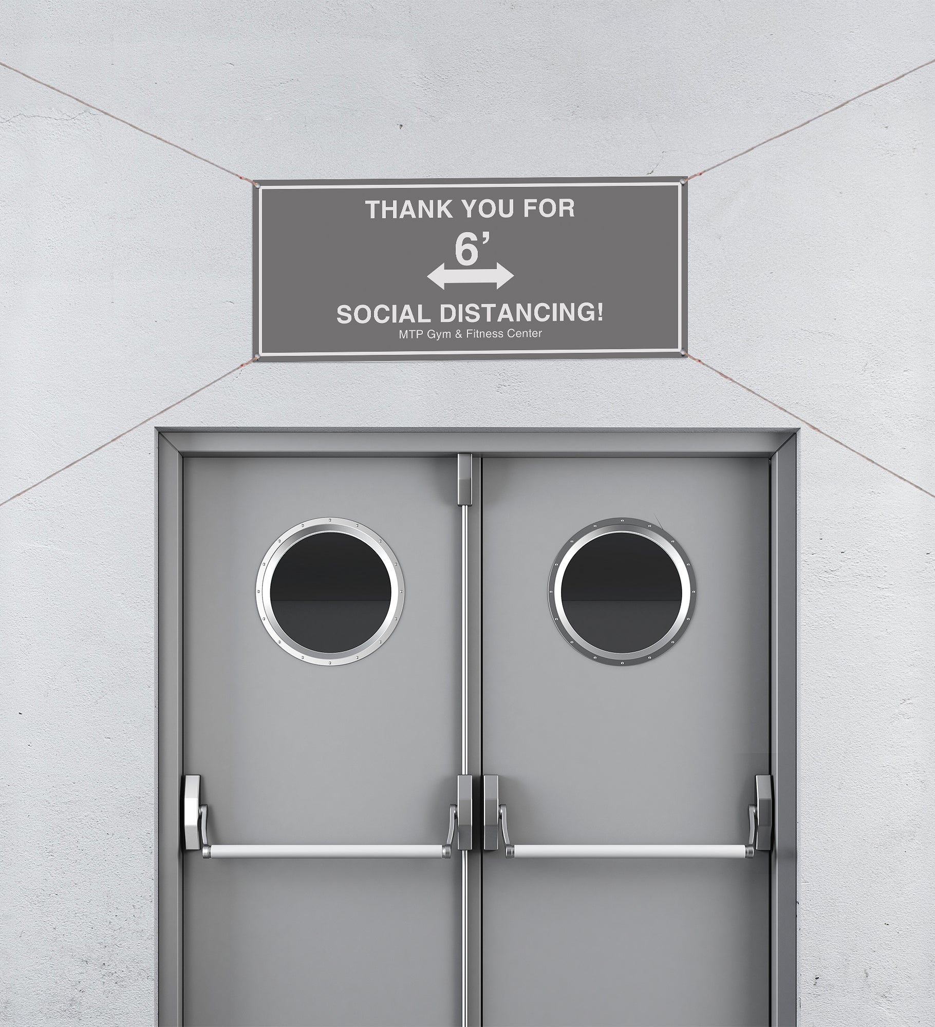 PPE Choose Your Icon Personalized Safety Sign Banner