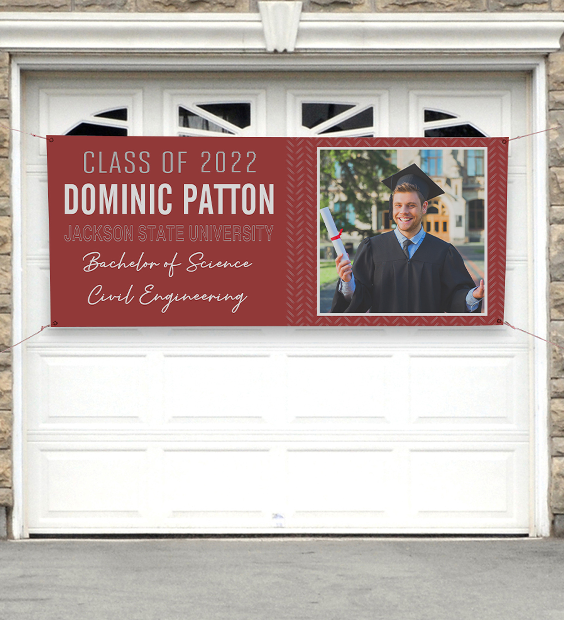 All About The Grad Personalized Photo Banner