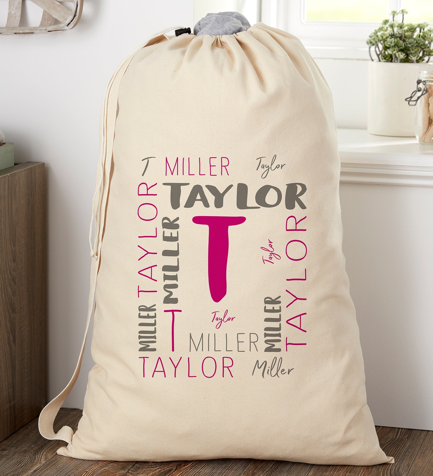 Notable Name Personalized Laundry Bag