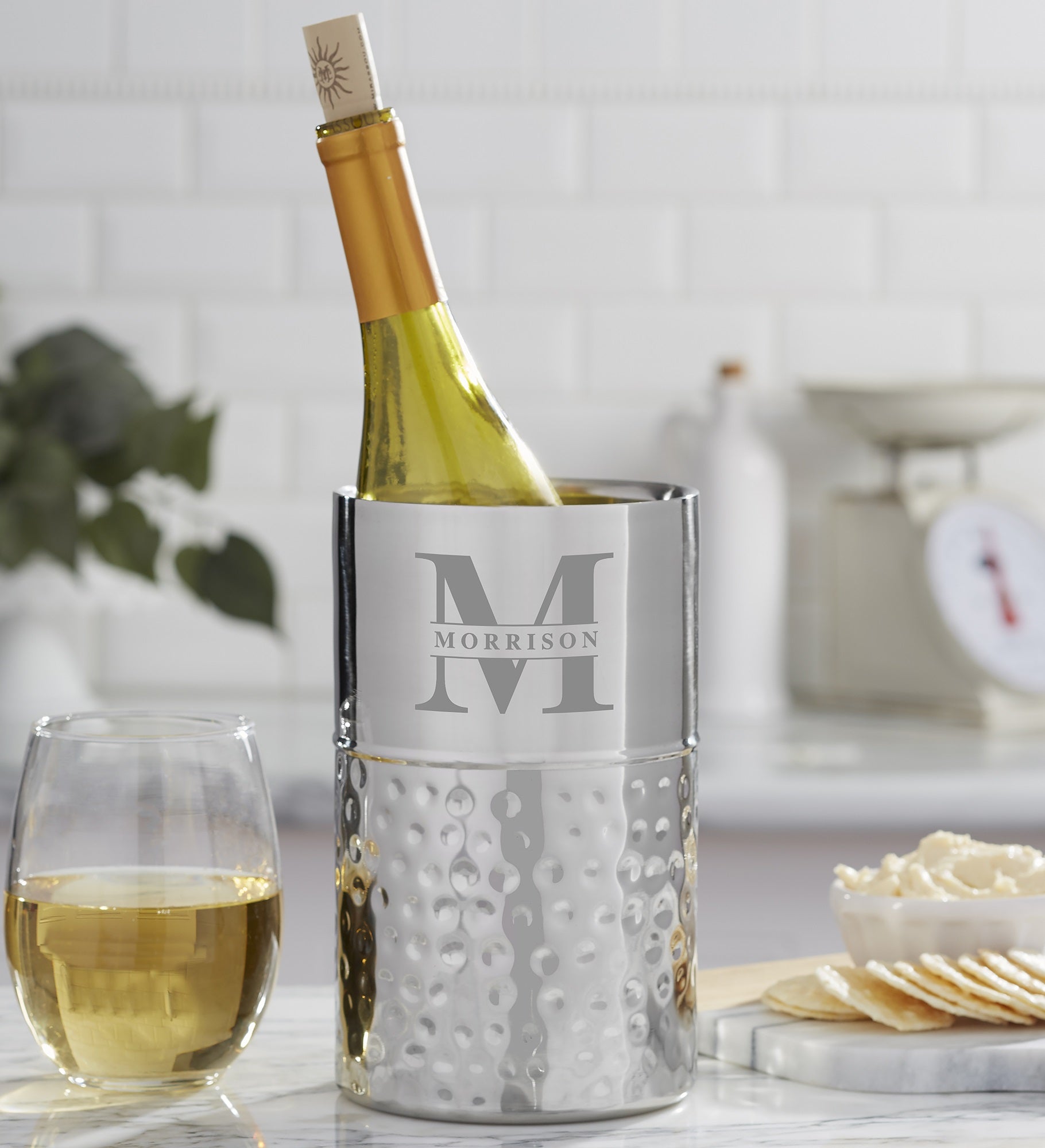 Lavish Last Name Personalized Wine Chiller