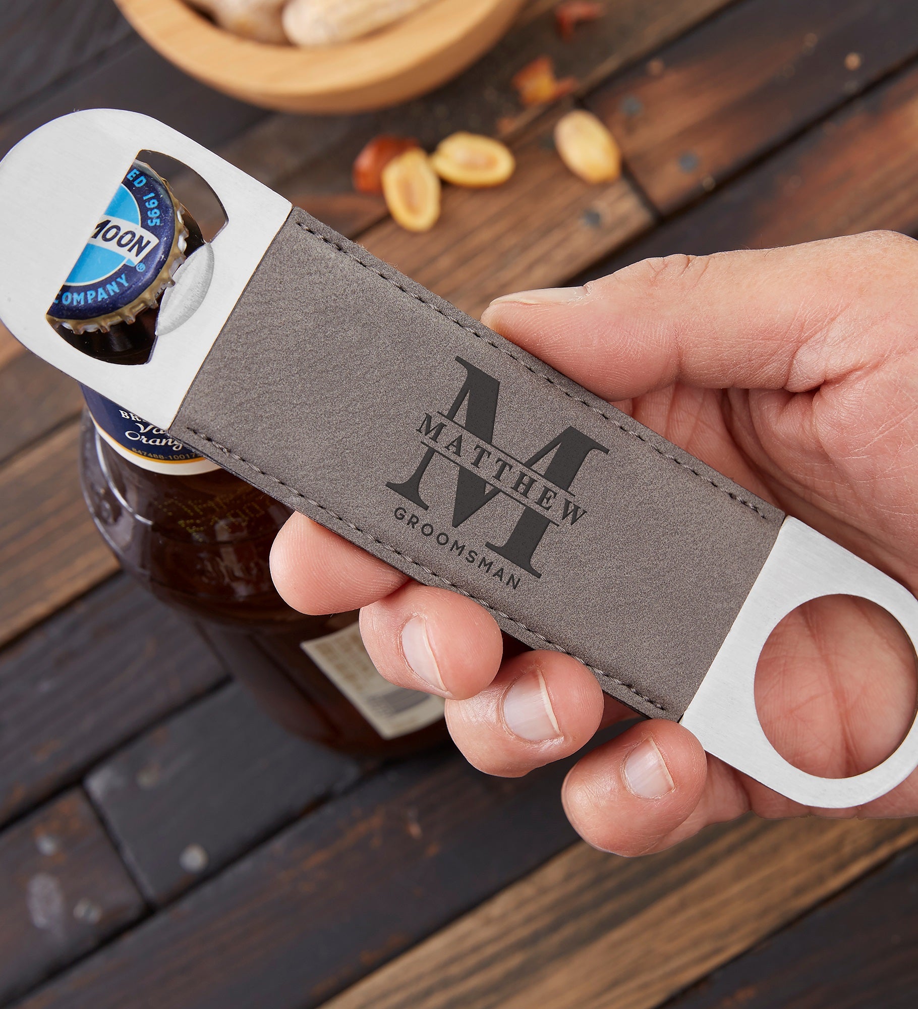 Lavish Groomsmen Wedding Personalized Bottle Opener