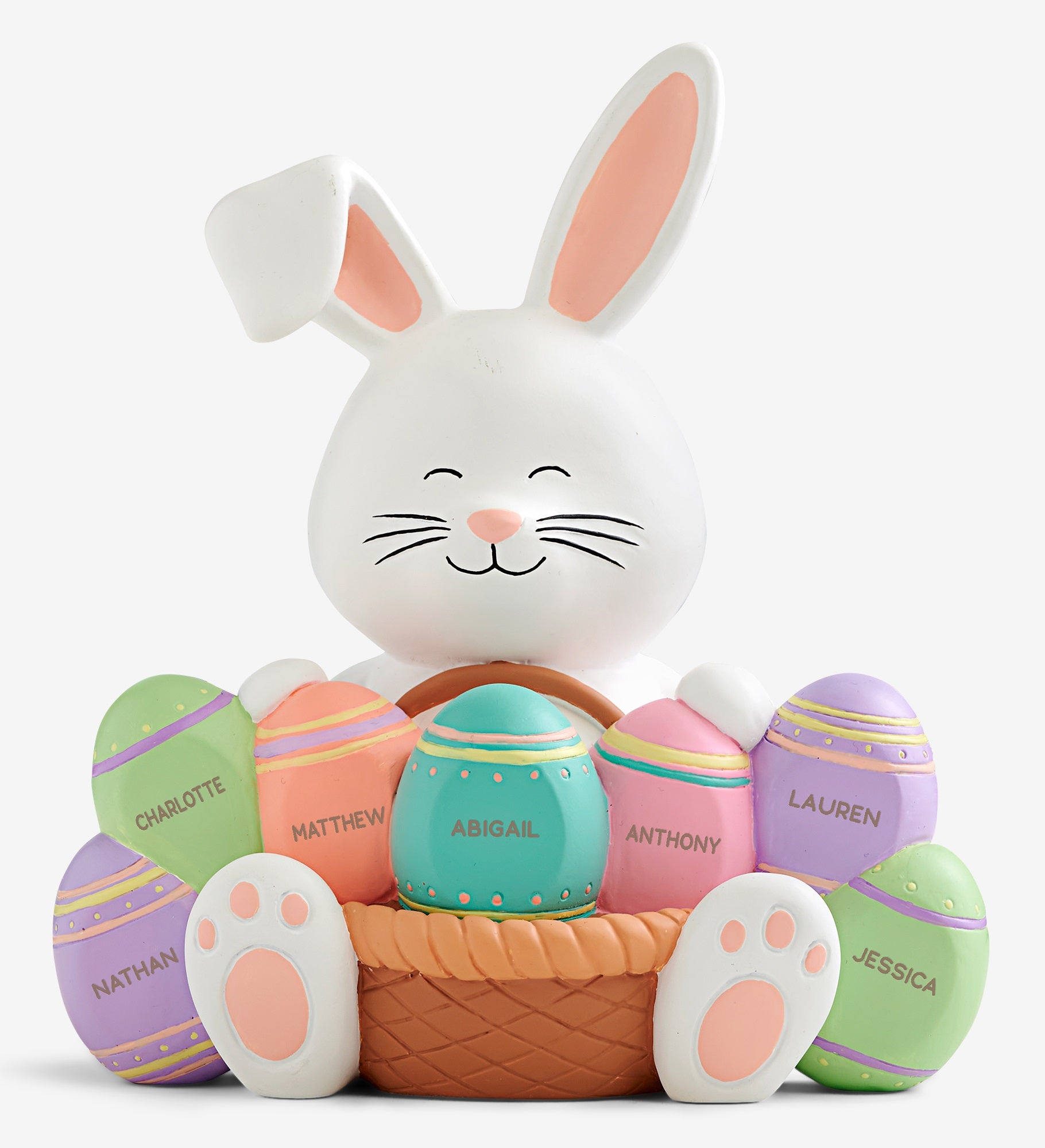 Personalized 3-D Resin Easter Bunny Shelf Sitter