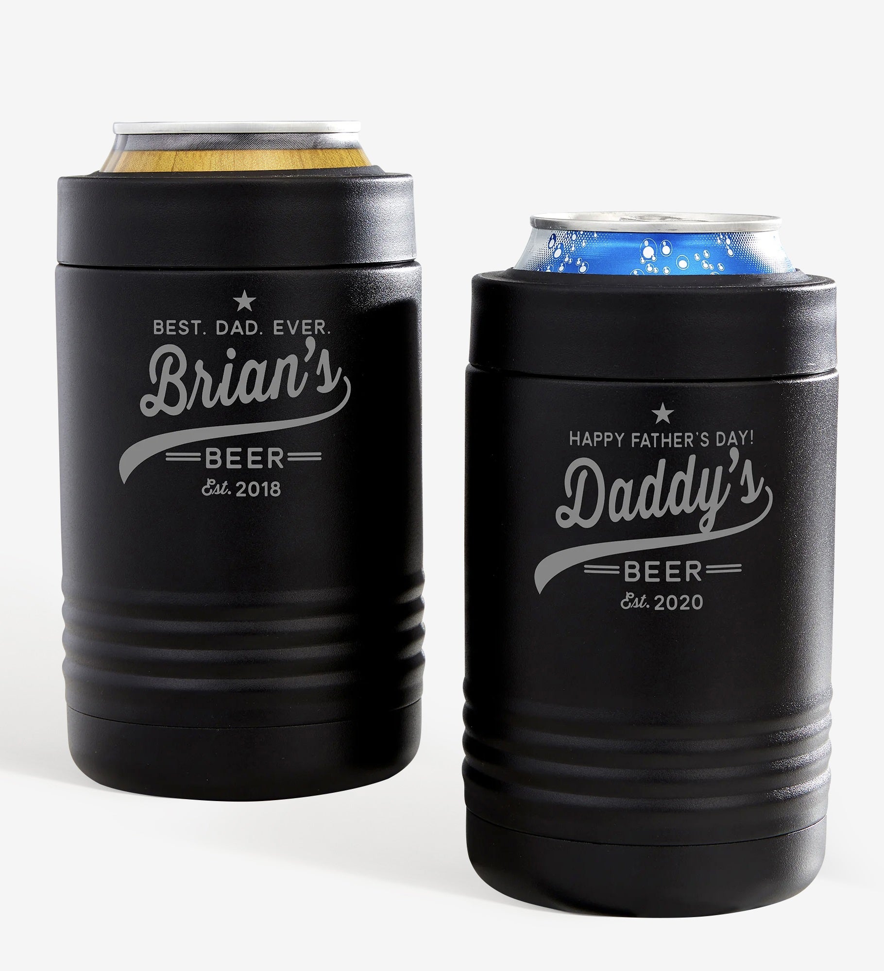 Dad's Brewing Company Personalized Stainless Insulated Can Holder