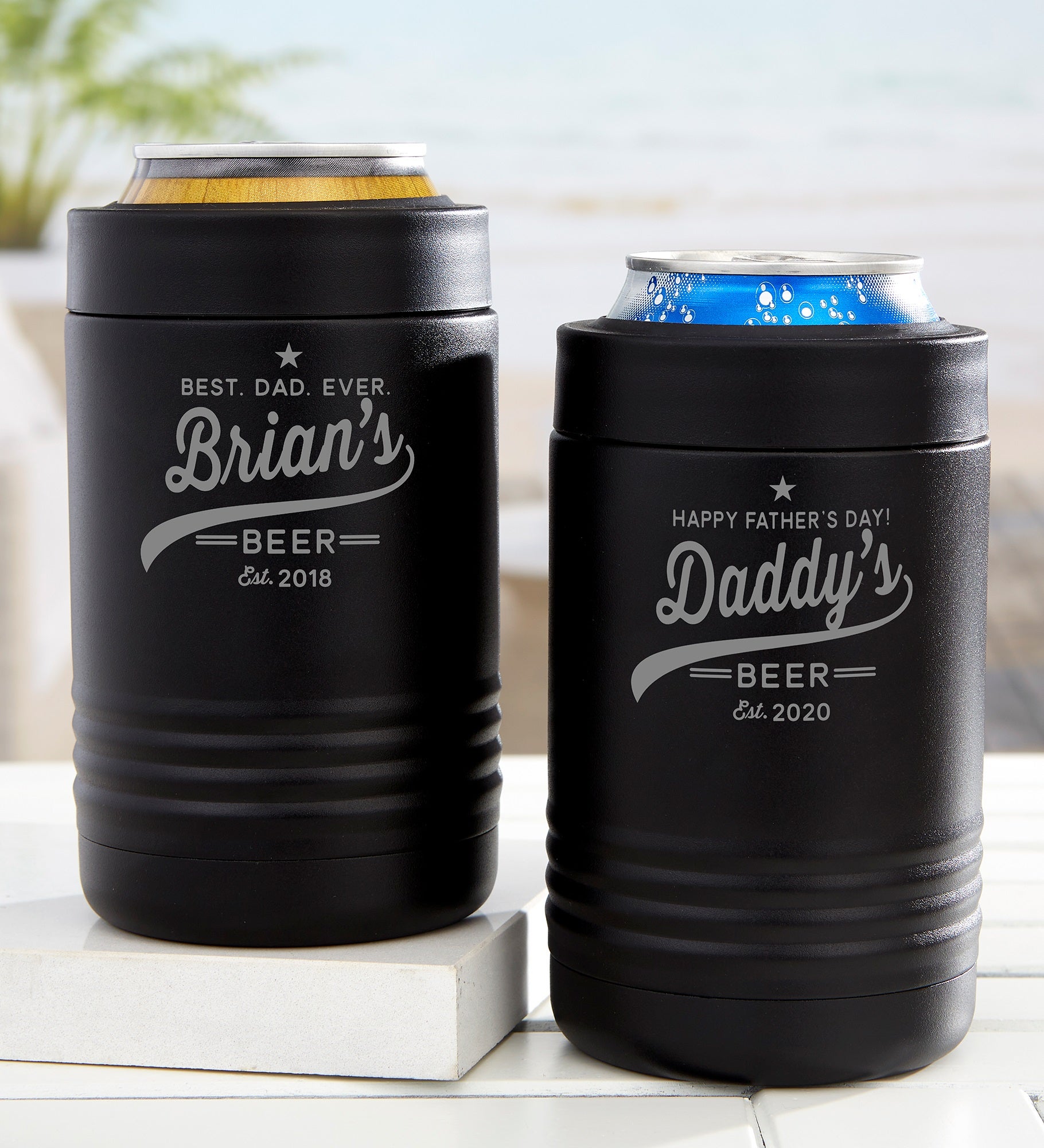 Dad&#x27;s Brewing Company Personalized Stainless Insulated Can Holder