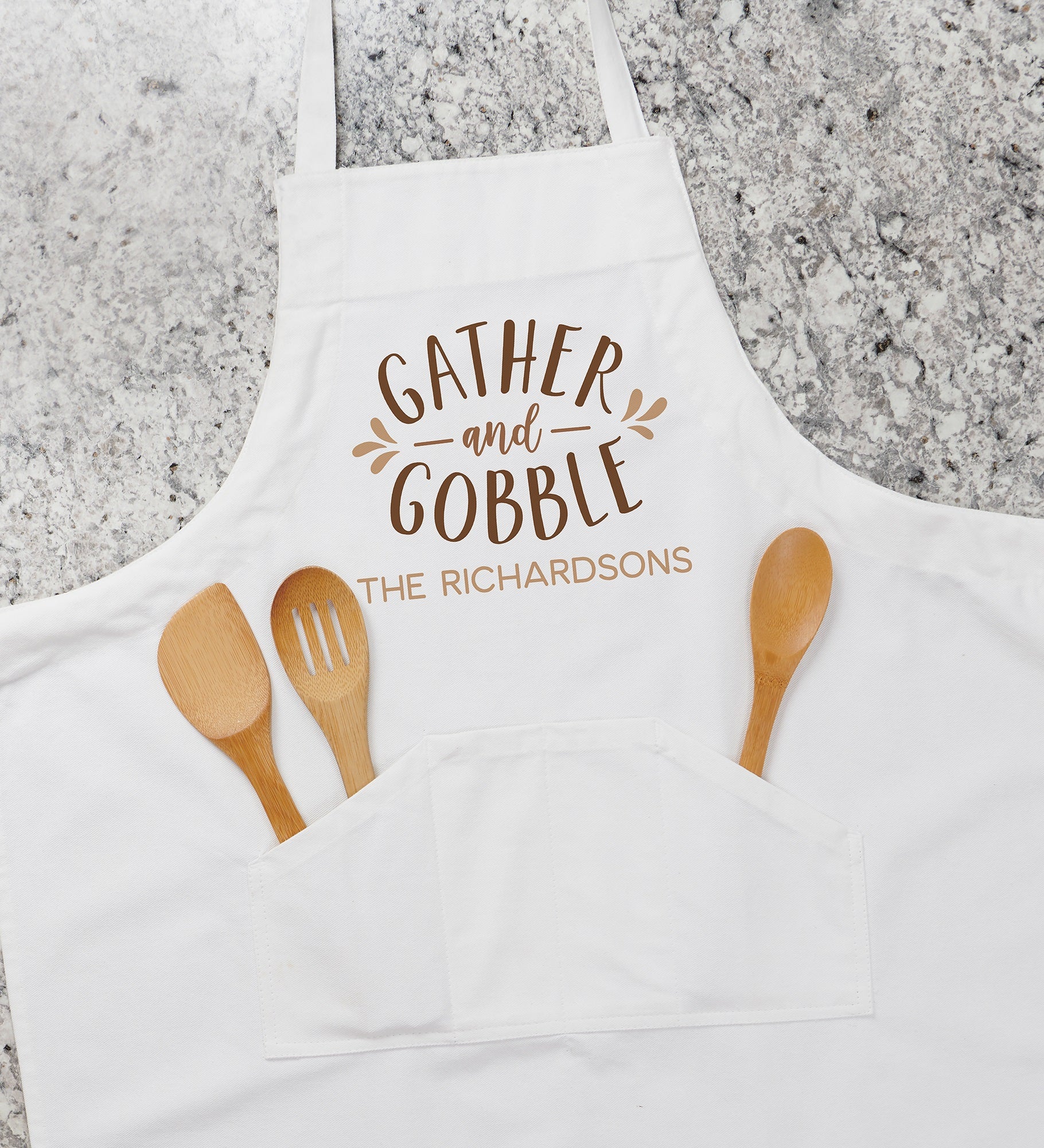 Gather & Gobble Personalized Apron & Potholder