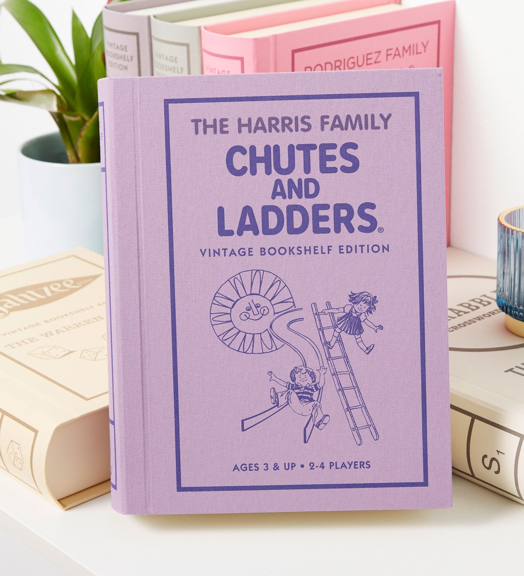 Chutes & Ladders® Personalized Vintage Bookshelf Edition Board Game