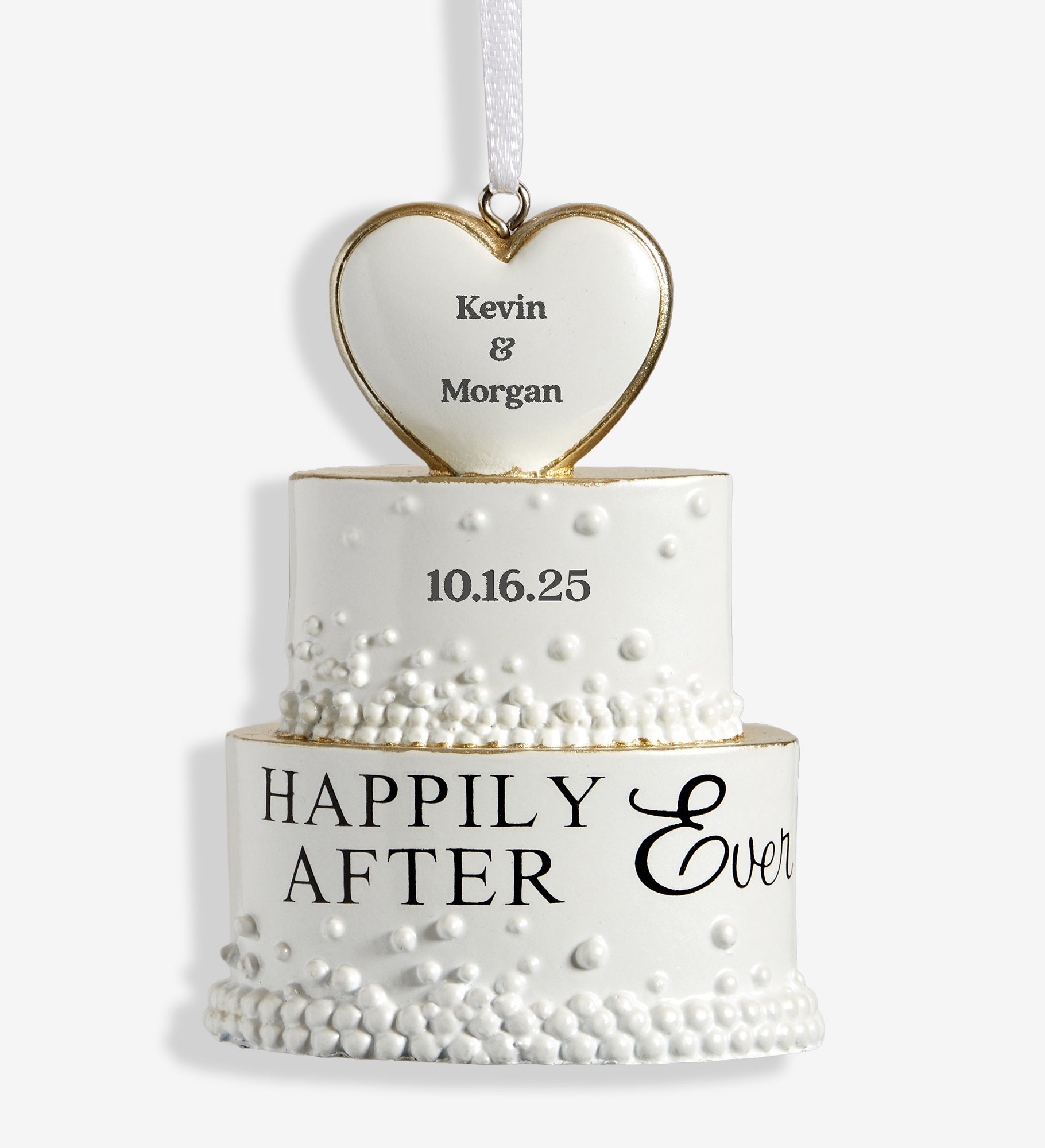 Wedding Cake Personalized Ornament
