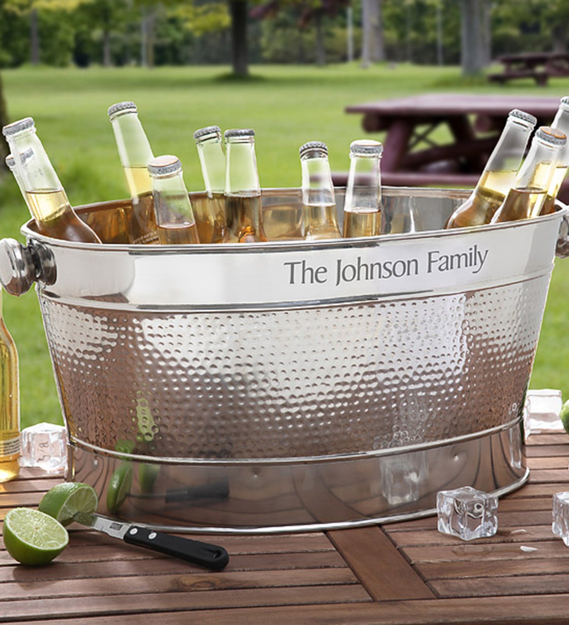 Hampton Collection Personalized Party Tub