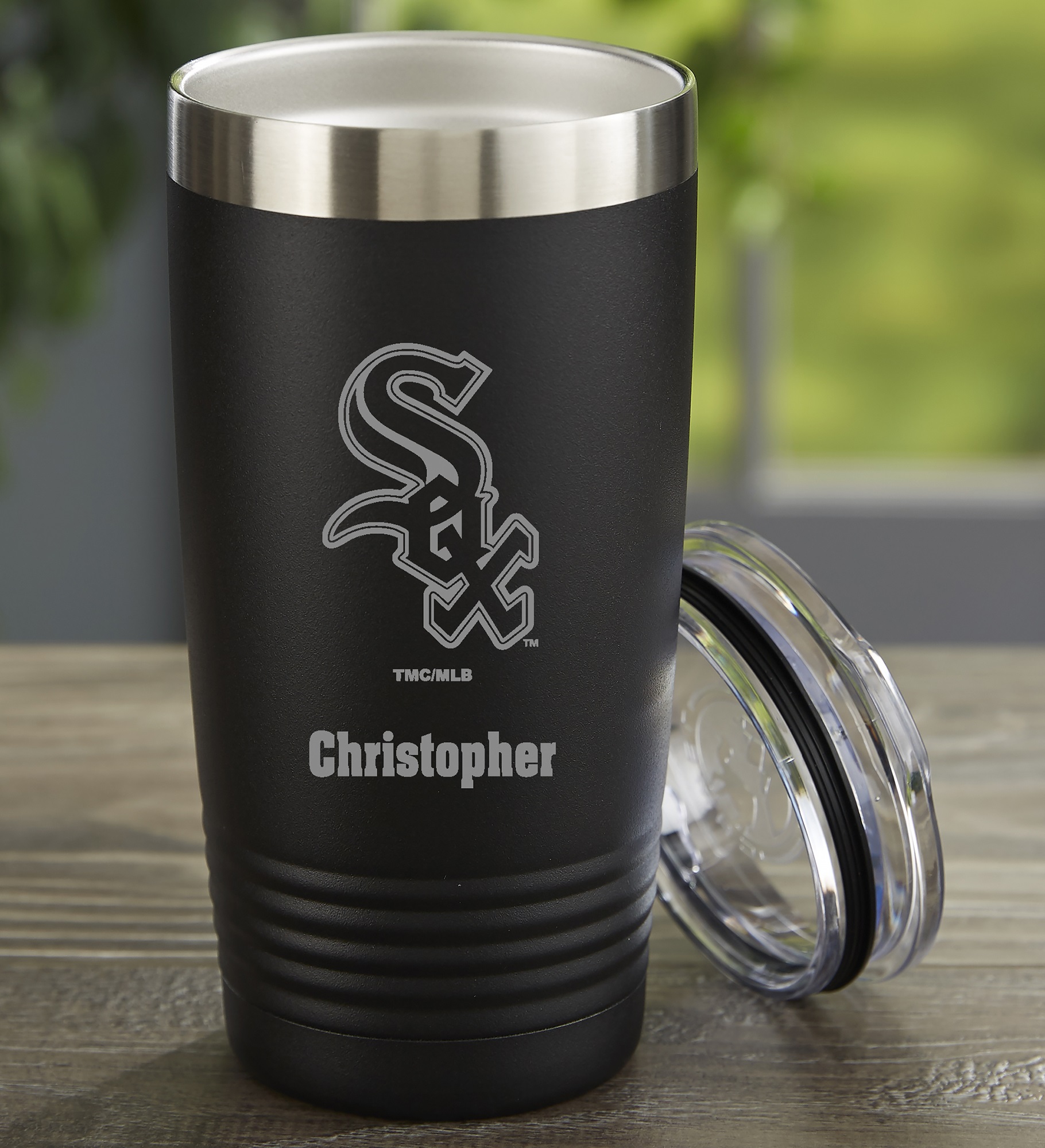 MLB Chicago White Sox Personalized Stainless Steel Tumbler