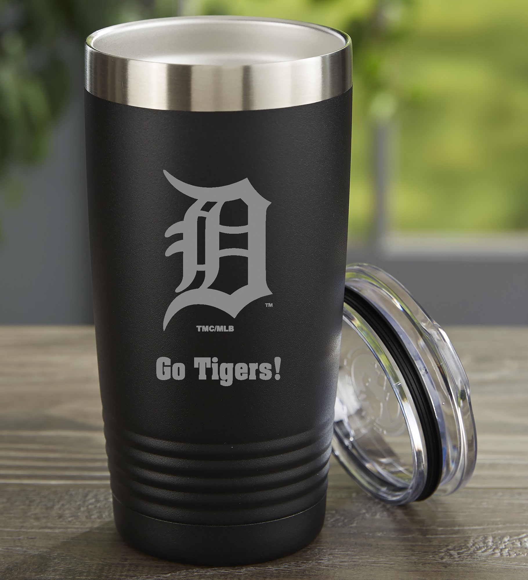 MLB Detroit Tigers Personalized Stainless Steel Tumbler