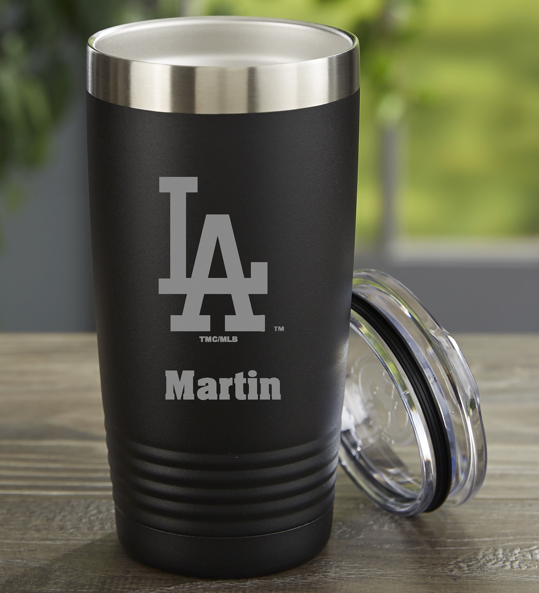 MLB Los Angeles Dodgers Personalized Stainless Steel Tumbler