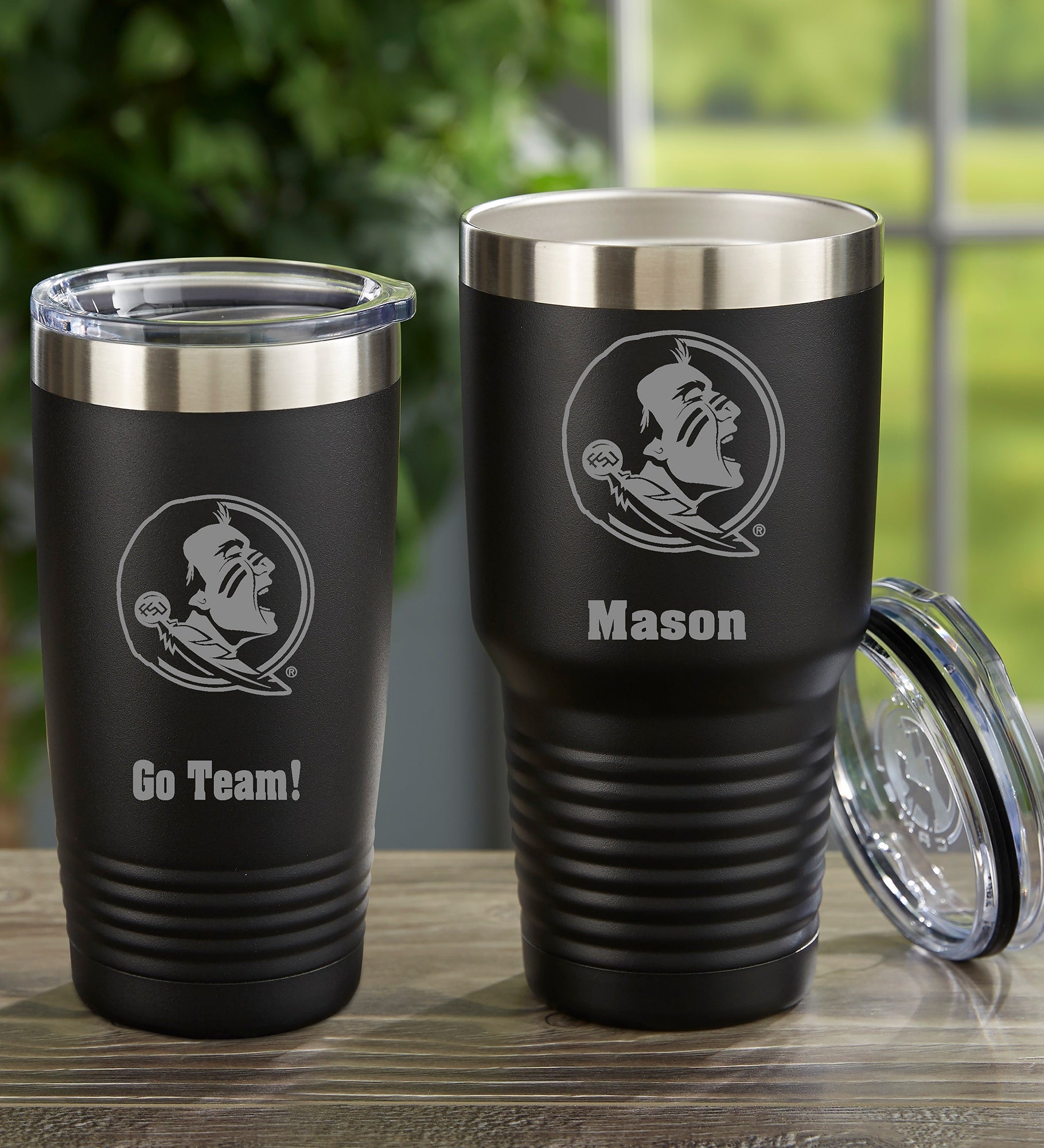 NCAA Florida State Seminoles Personalized Stainless Steel Tumbler