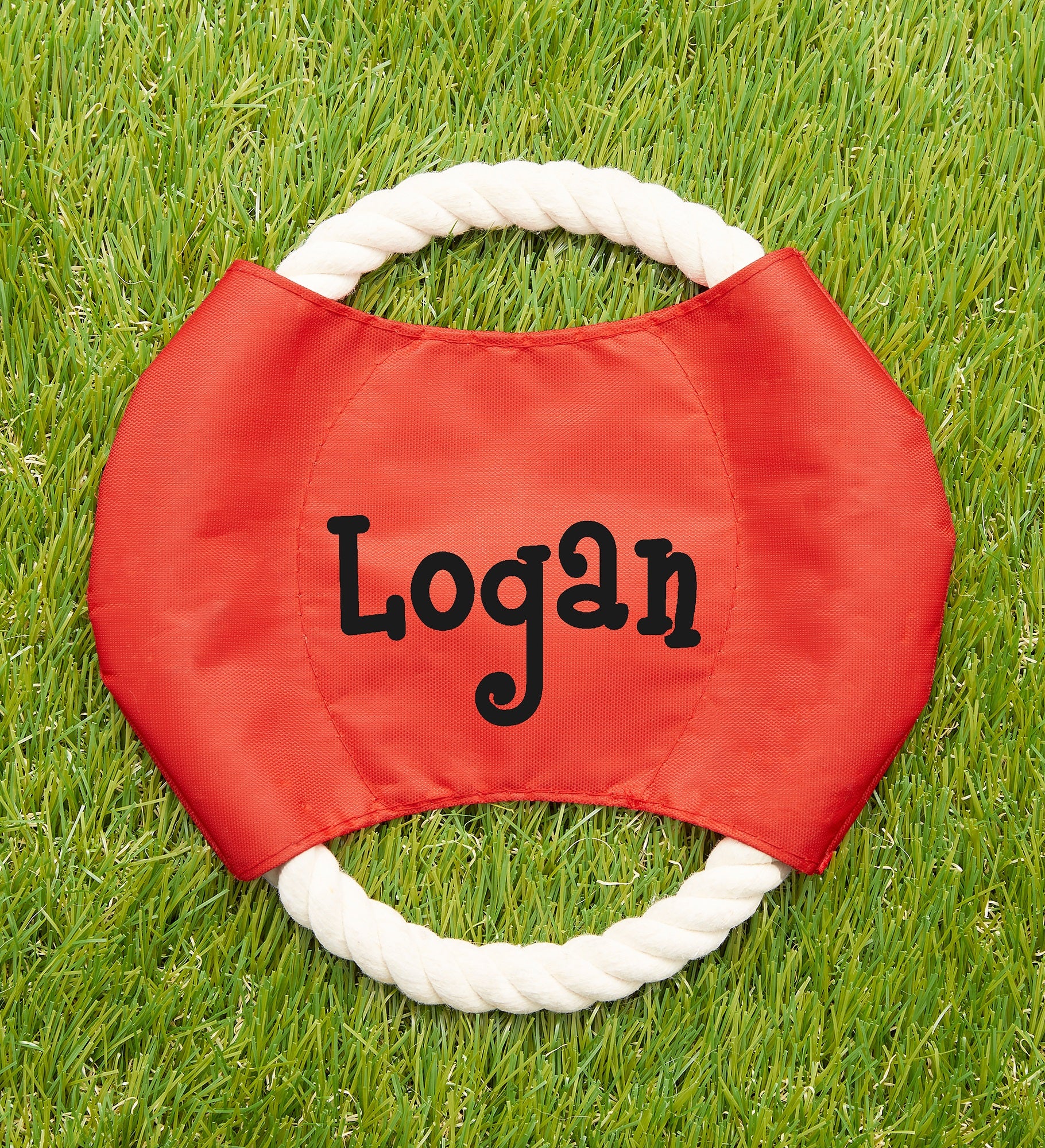Personalized Dog Rope Flyer Toy