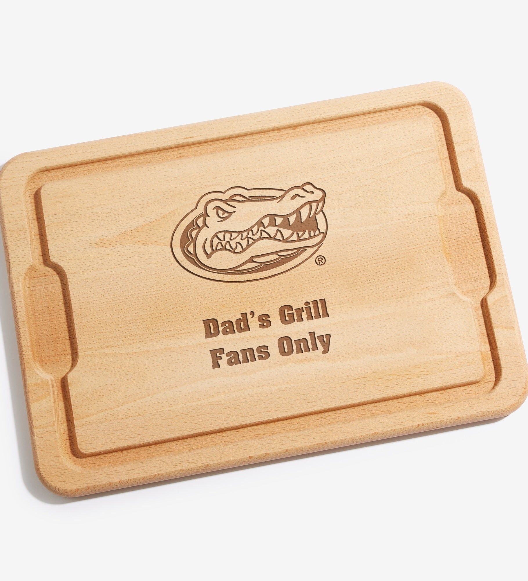 NCAA Florida Gators Personalized Hardwood Cutting Board