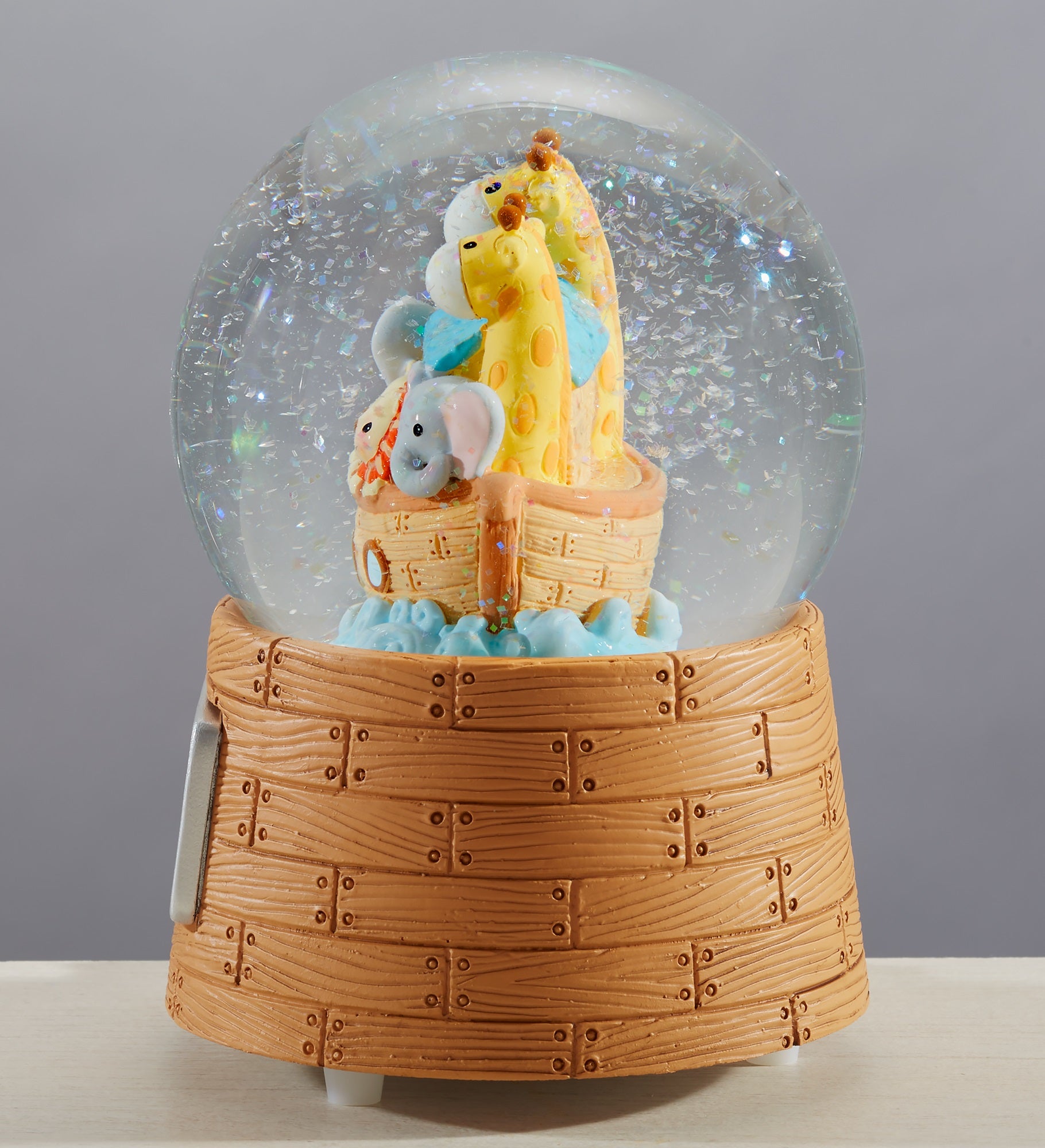 Noah's Ark Personalized Baby Snow Globe