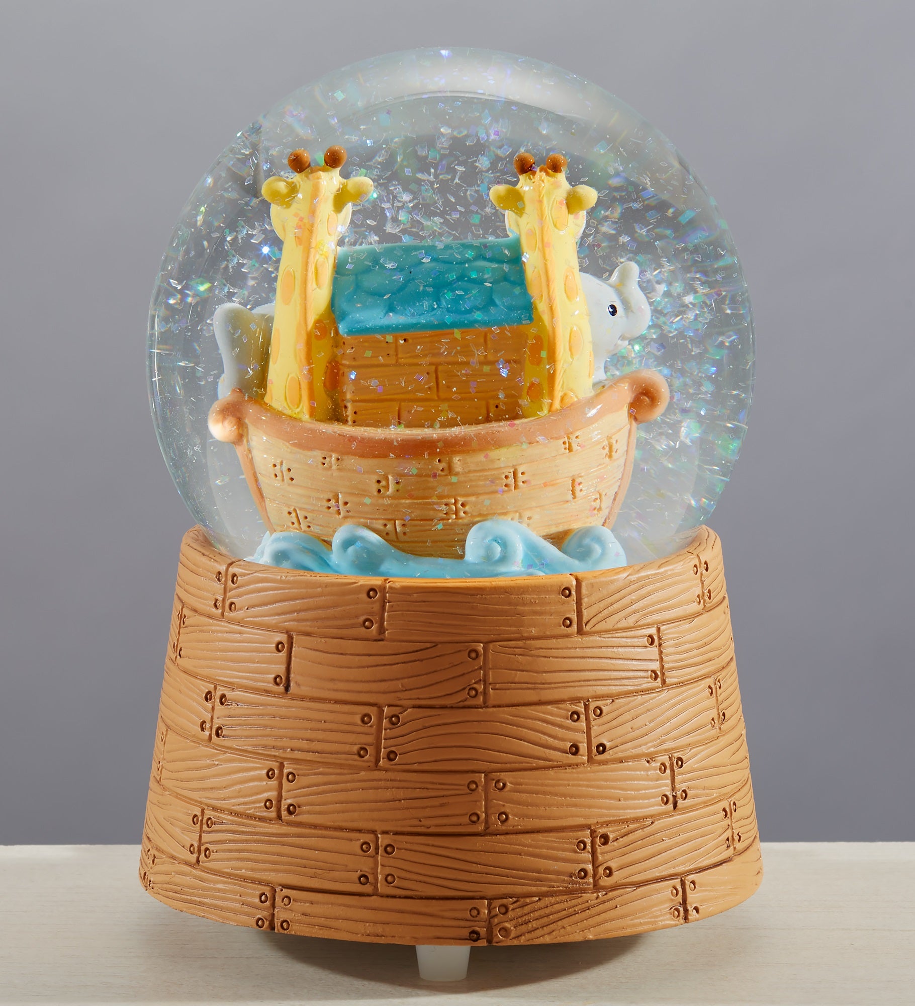 Noah's Ark Personalized Baby Snow Globe