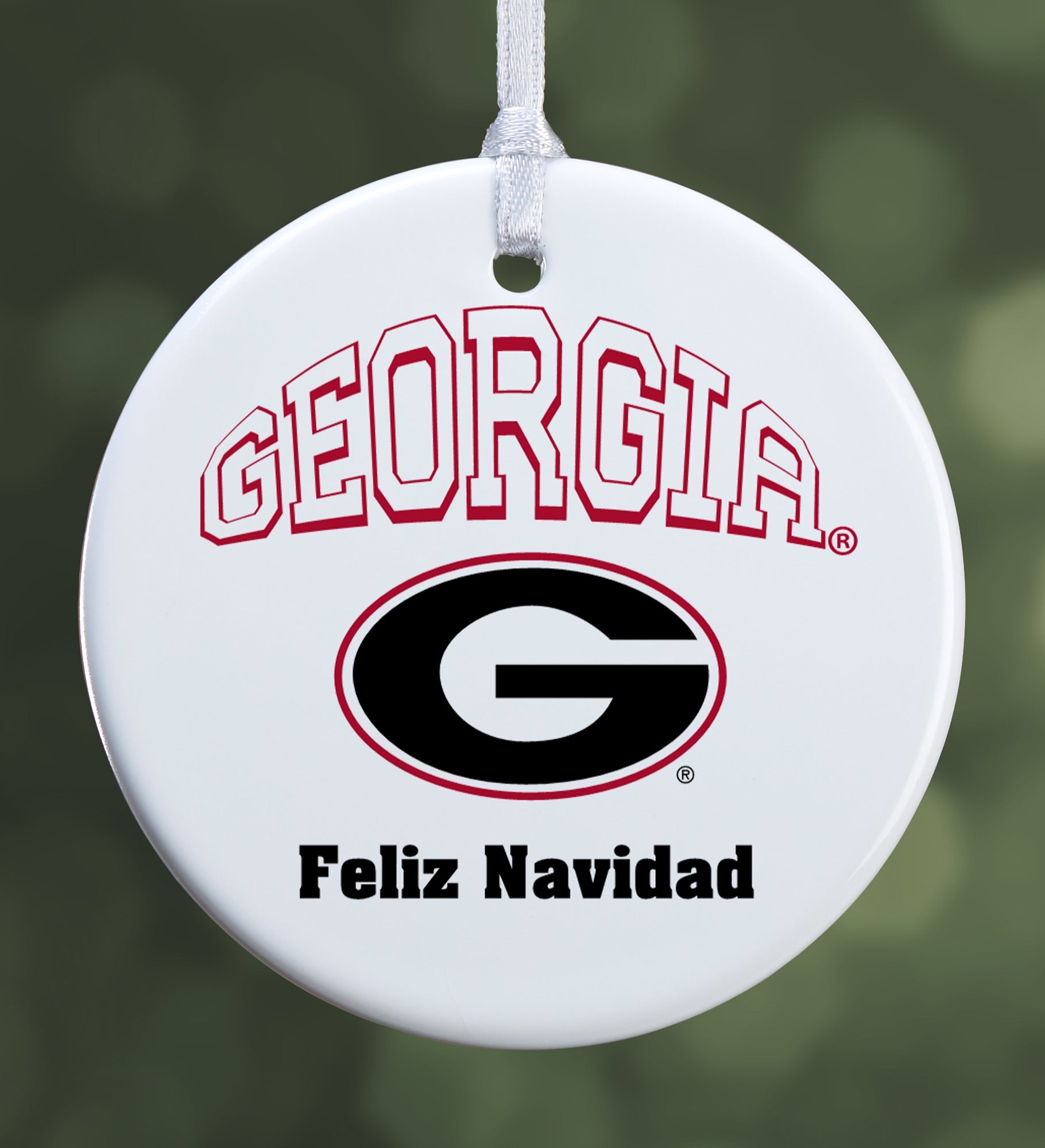 NCAA Georgia Bulldogs Personalized Ornament