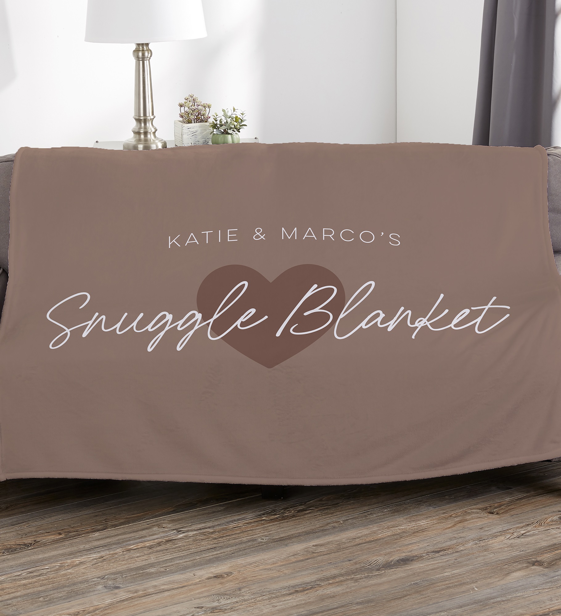 Snuggle Together Personalized Blanket