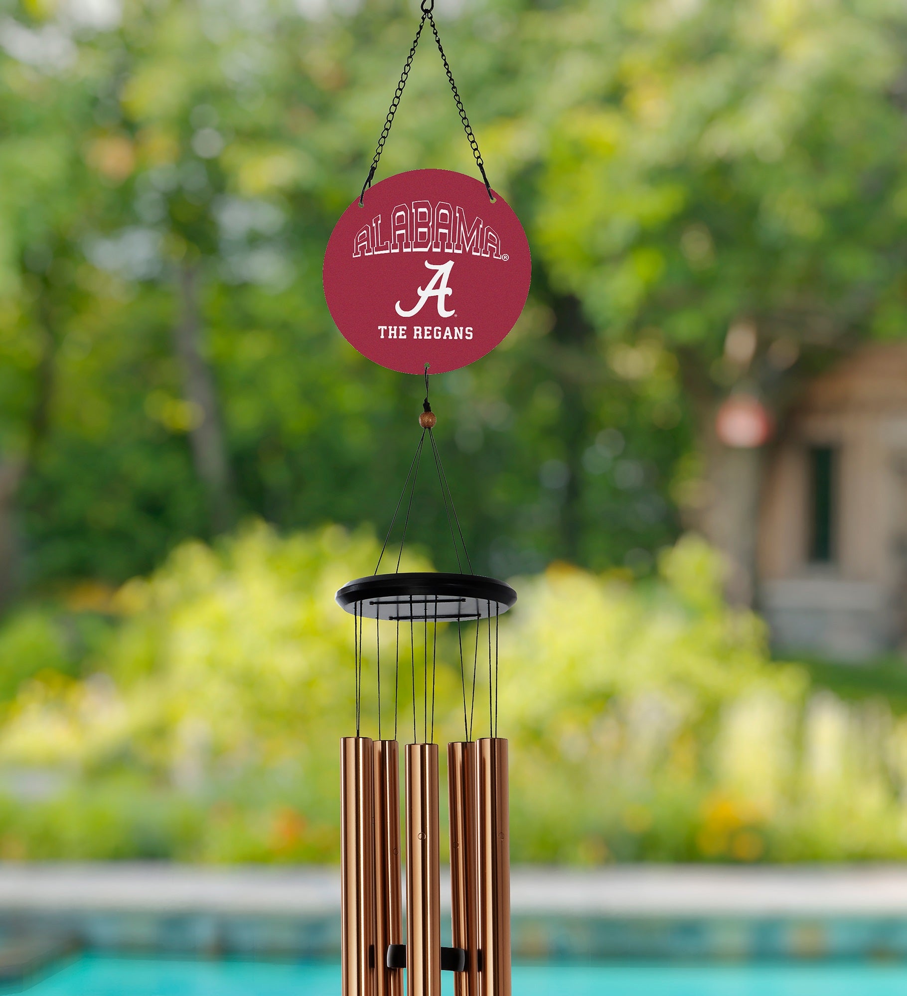 NCAA Alabama Crimson Tide Personalized Wind Chimes