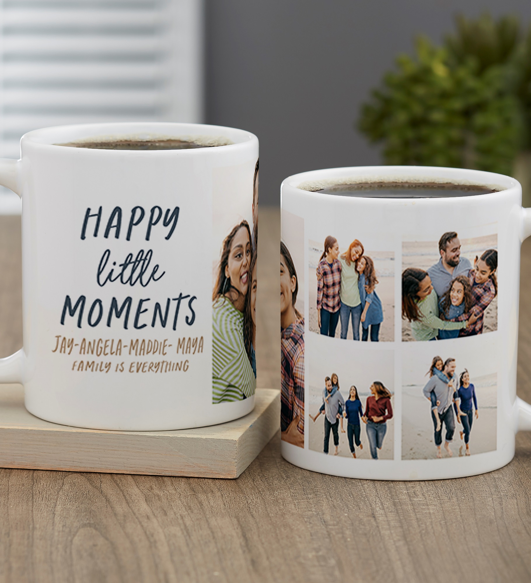 Happy Little Moments Personalized Photo Coffee Mugs