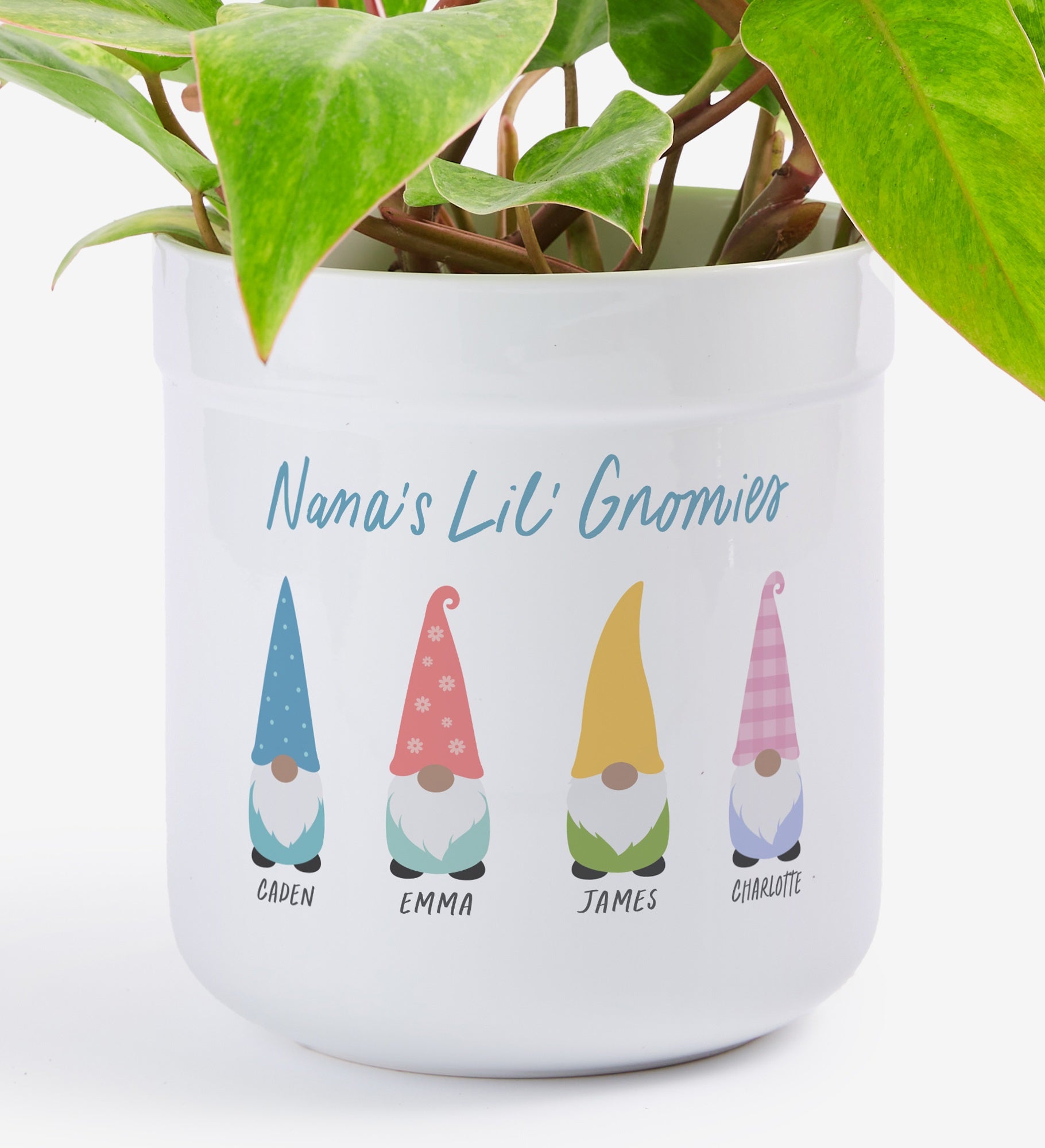 Spring Gnome Personalized Outdoor Flower Pot