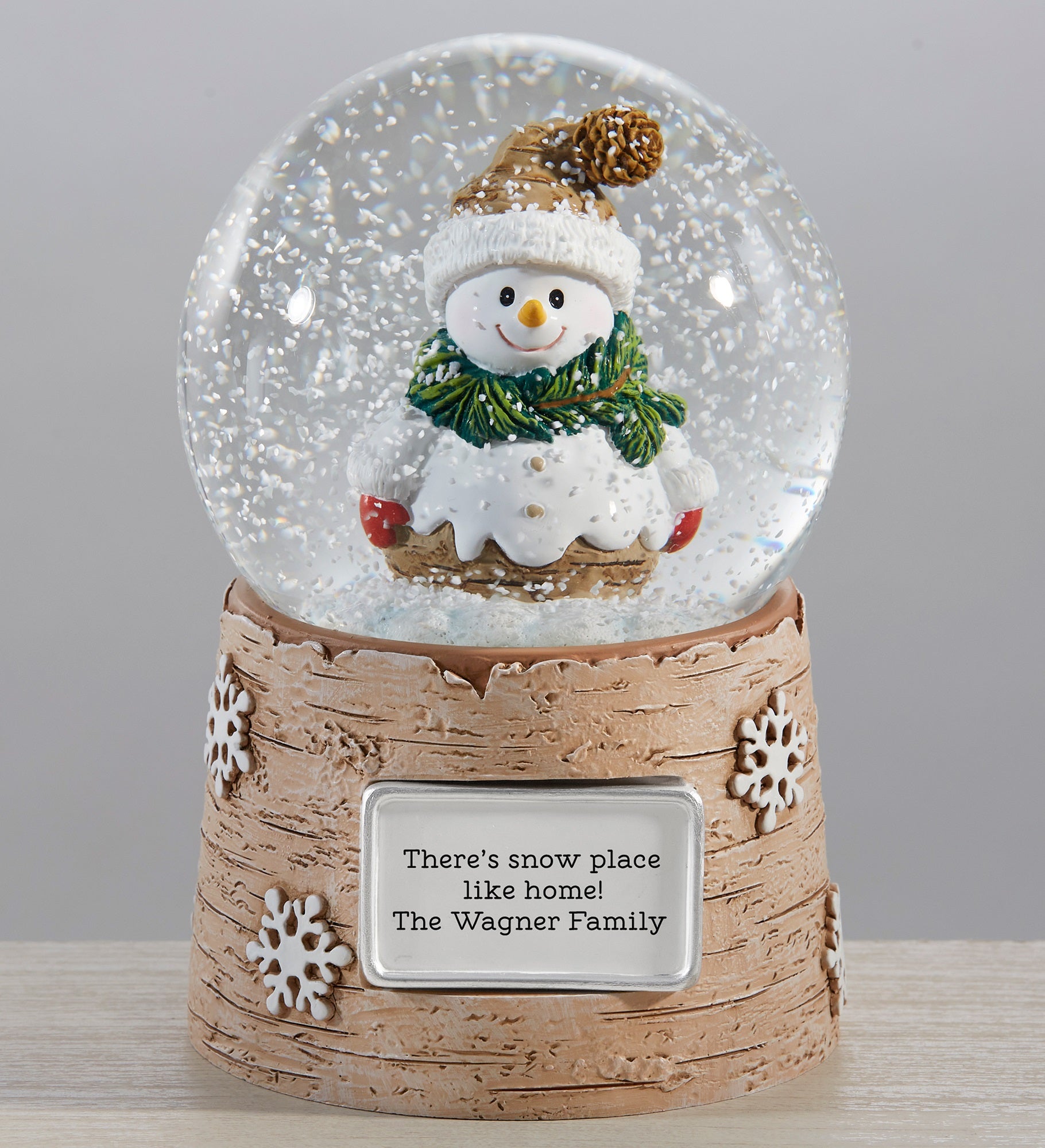 Snowman Personalized Snow Globe