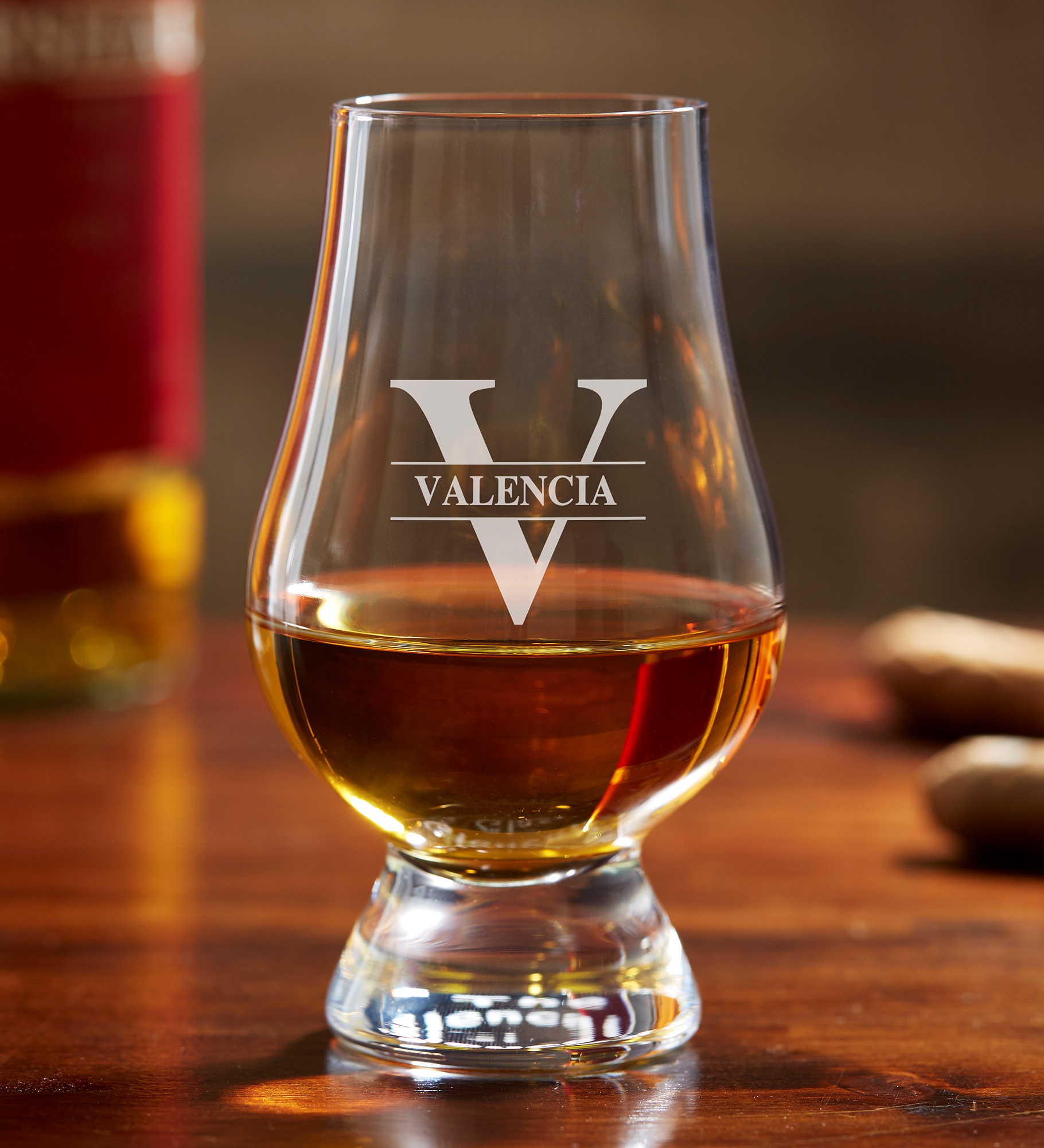 Lavish Last Name Glencairn® Personalized 6.25oz Whiskey Glass