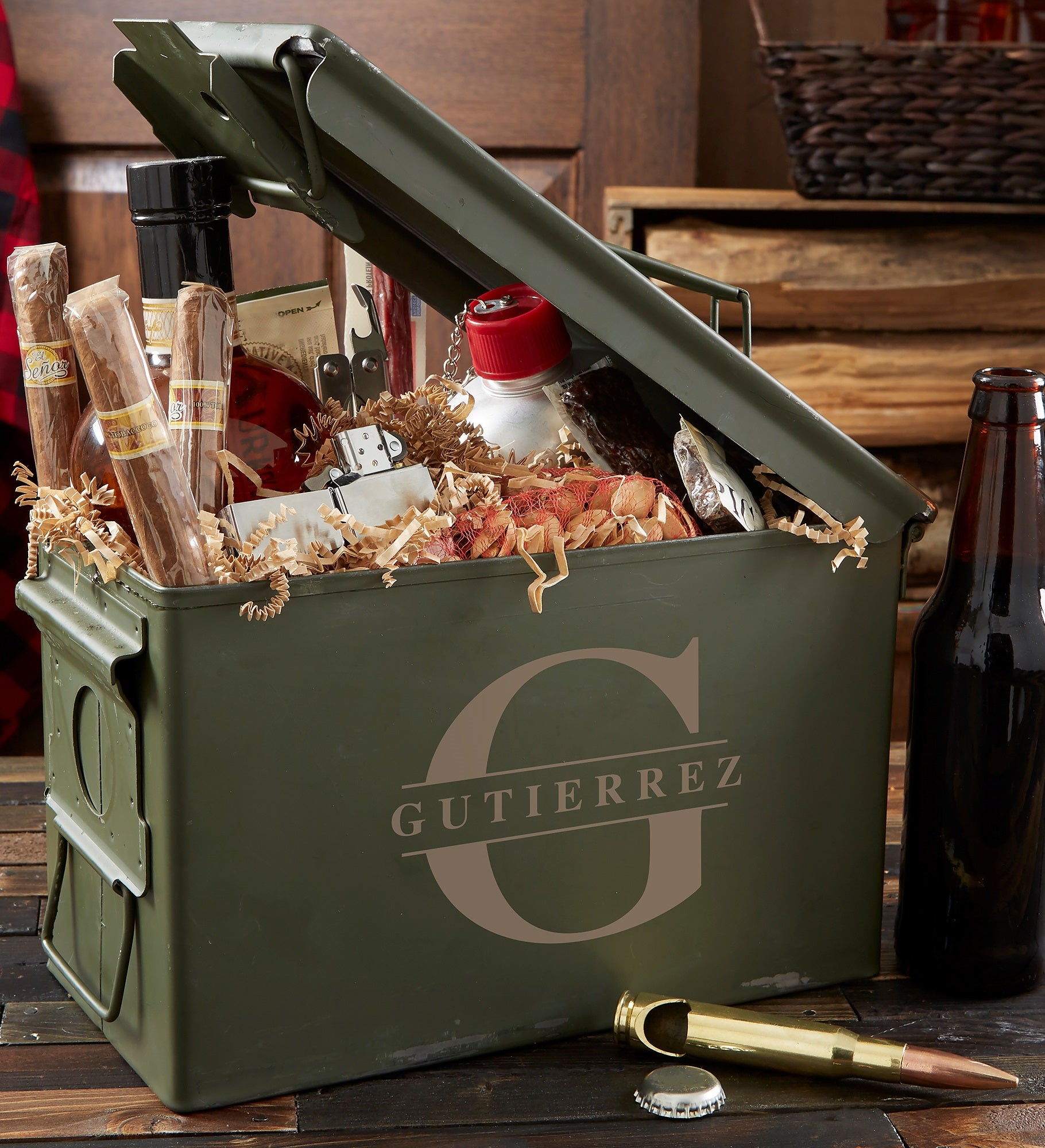 Lavish Last Name Personalized Ammo Box