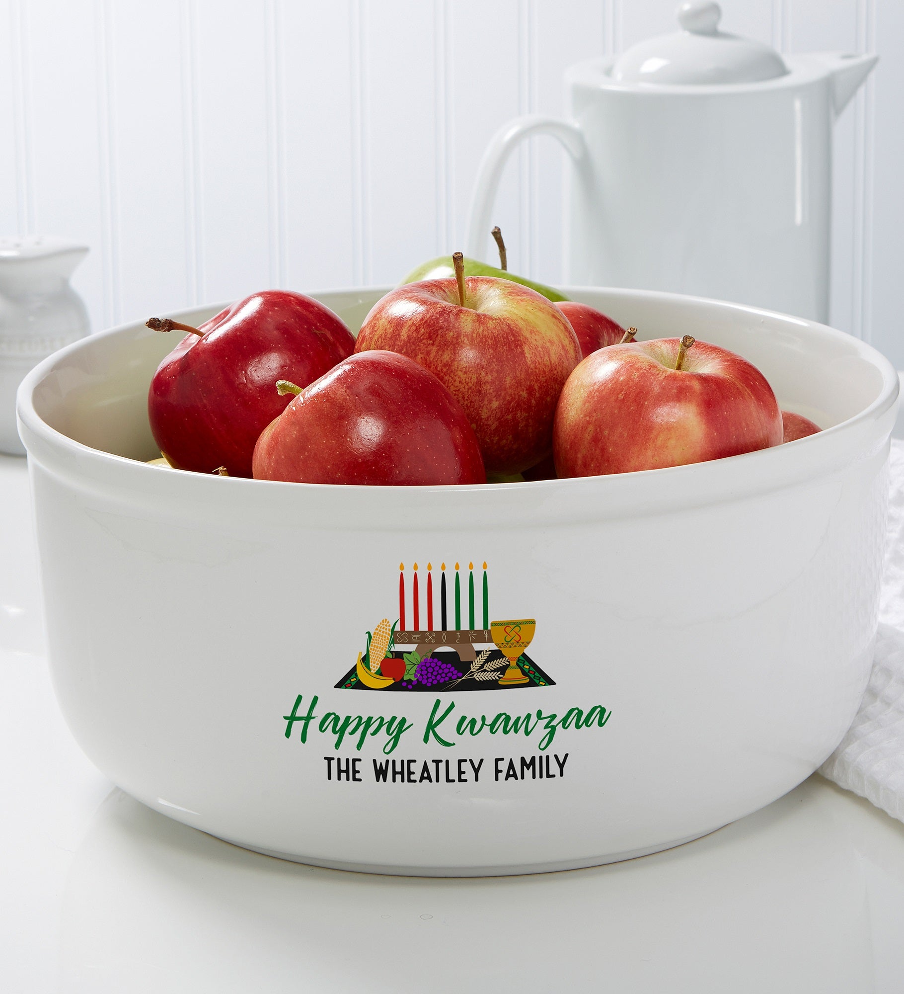 Kwanzaa Personalized Serving Bowl