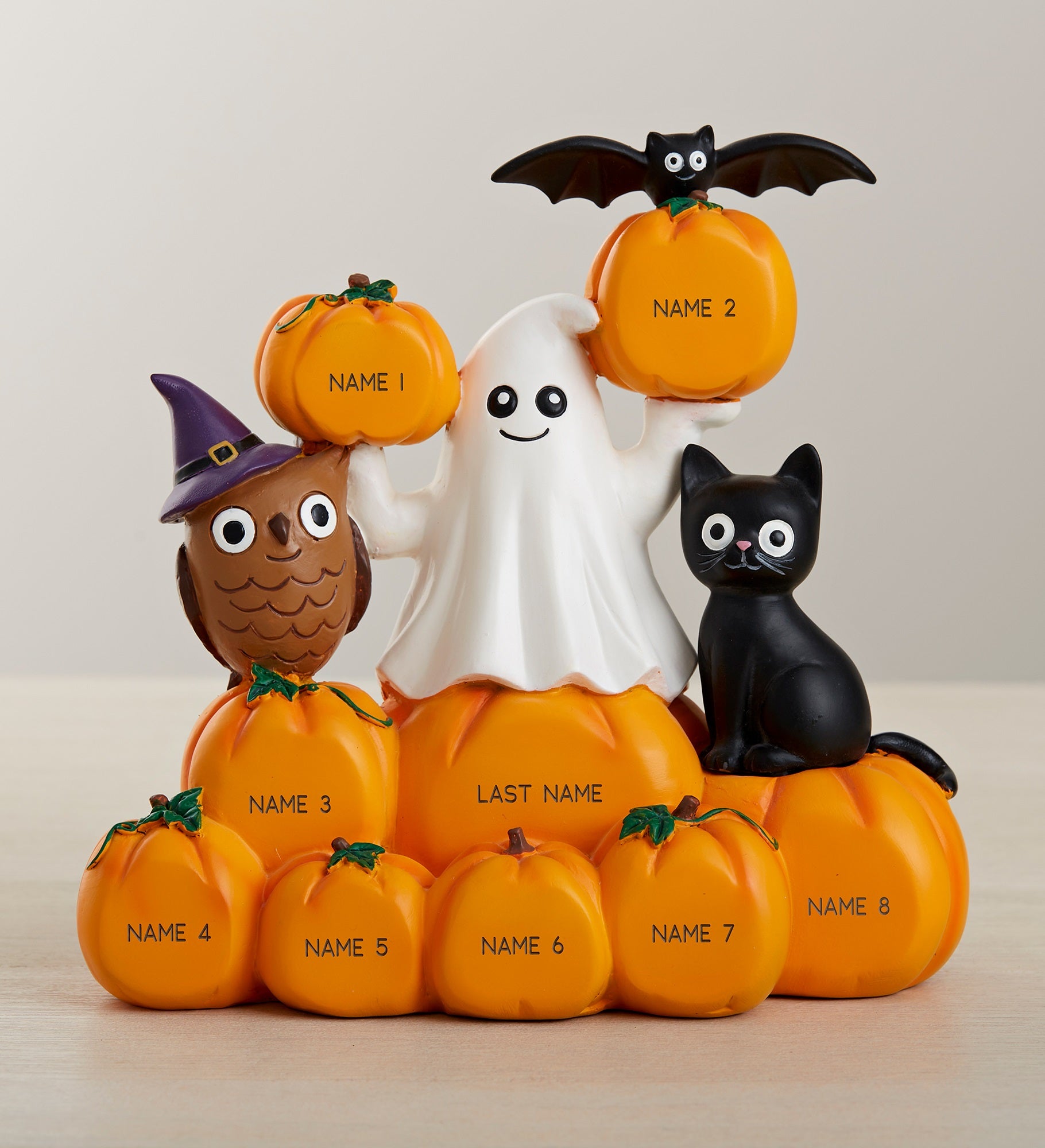 Halloween Friends Personalized 3 D Resin Shelf Sitter