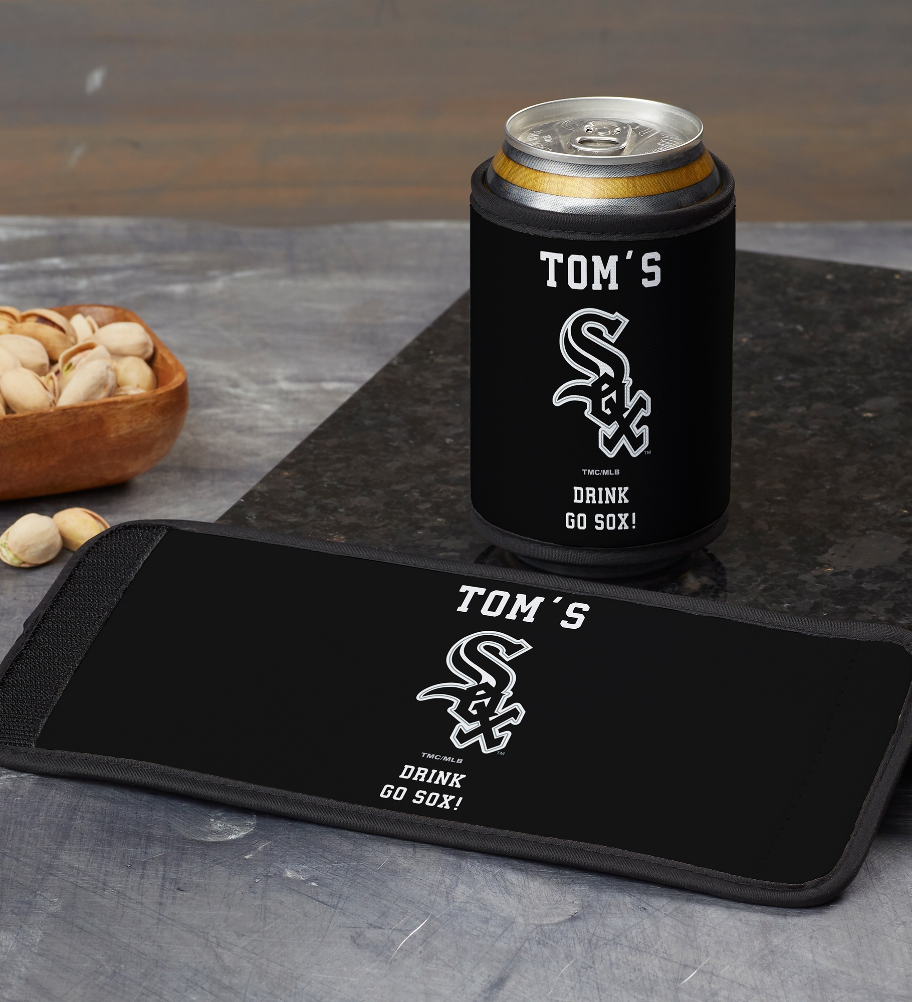 MLB Chicago White Sox Personalized Can & Bottle Wrap