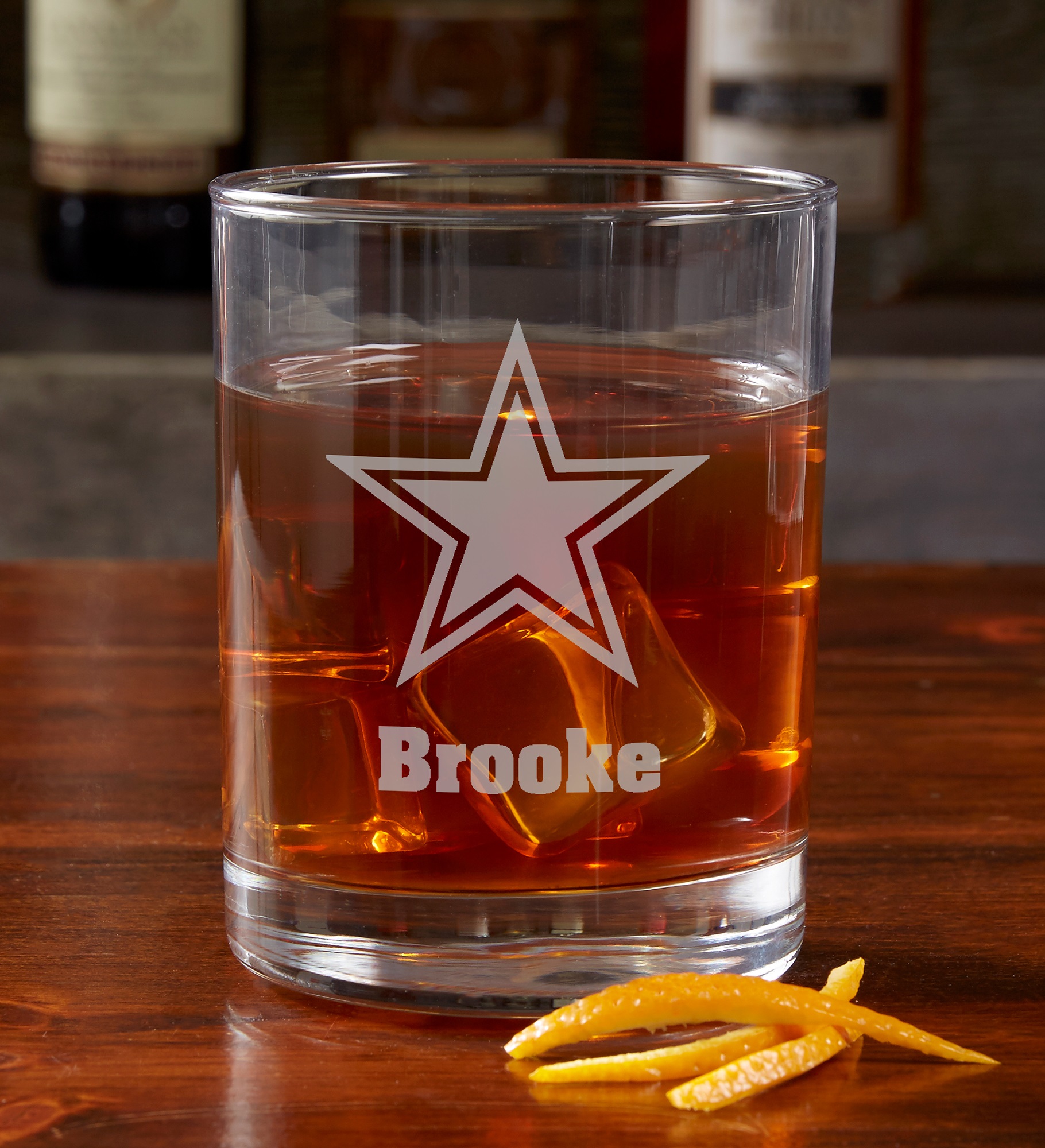 NFL Chicago Bears Engraved Old Fashioned Whiskey Glass - On Sale Today!