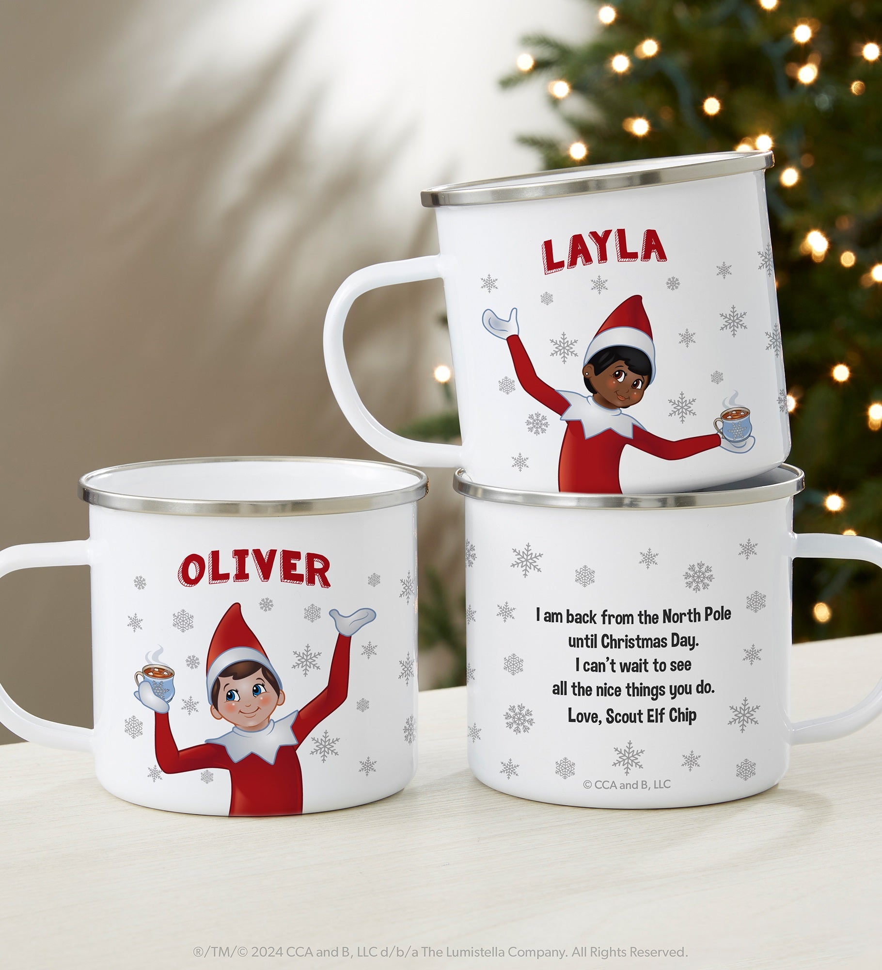The Elf on the Shelf® Personalized Christmas Camp Mug