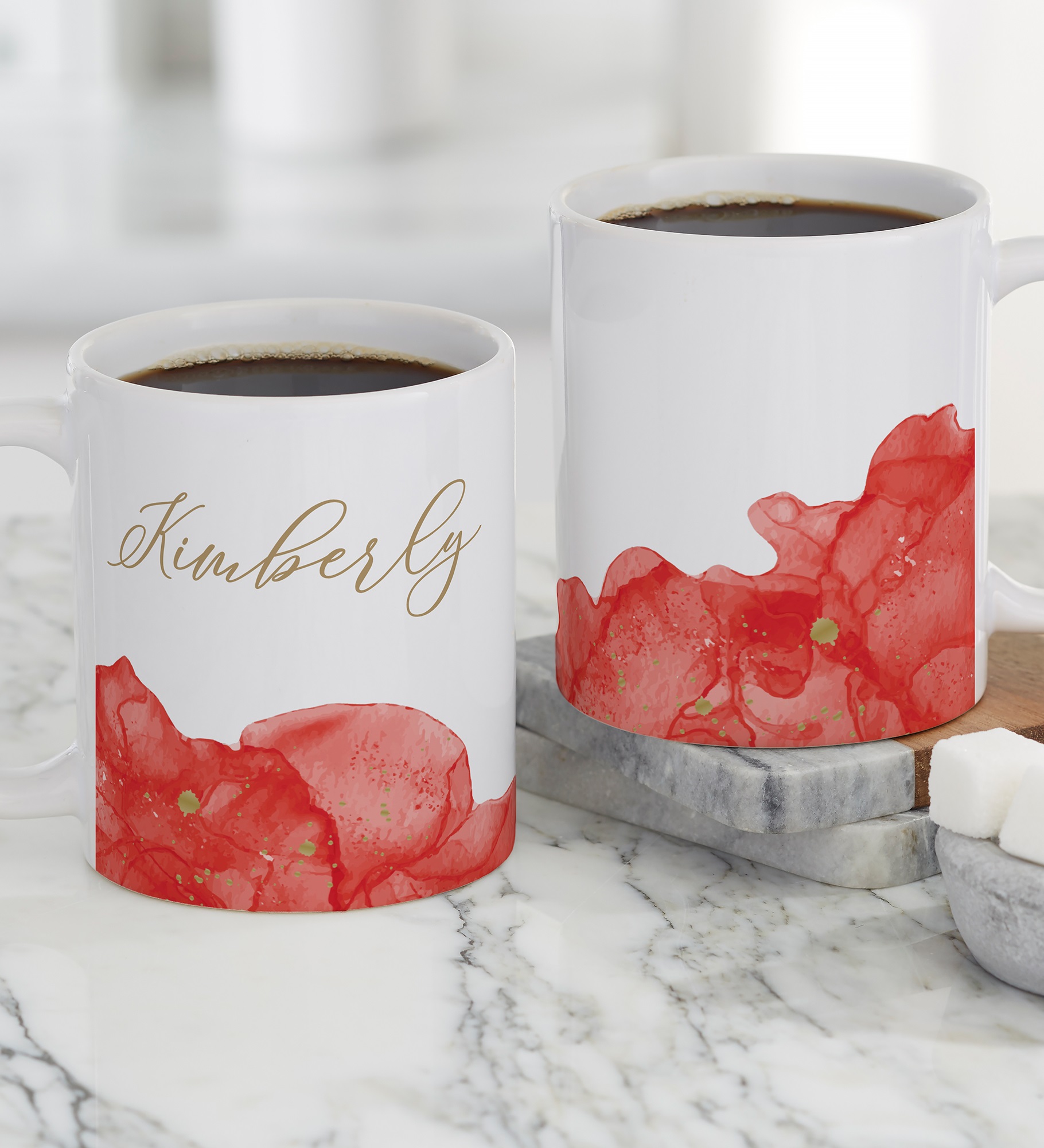 Birthstone Color Personalized Coffee Mug 