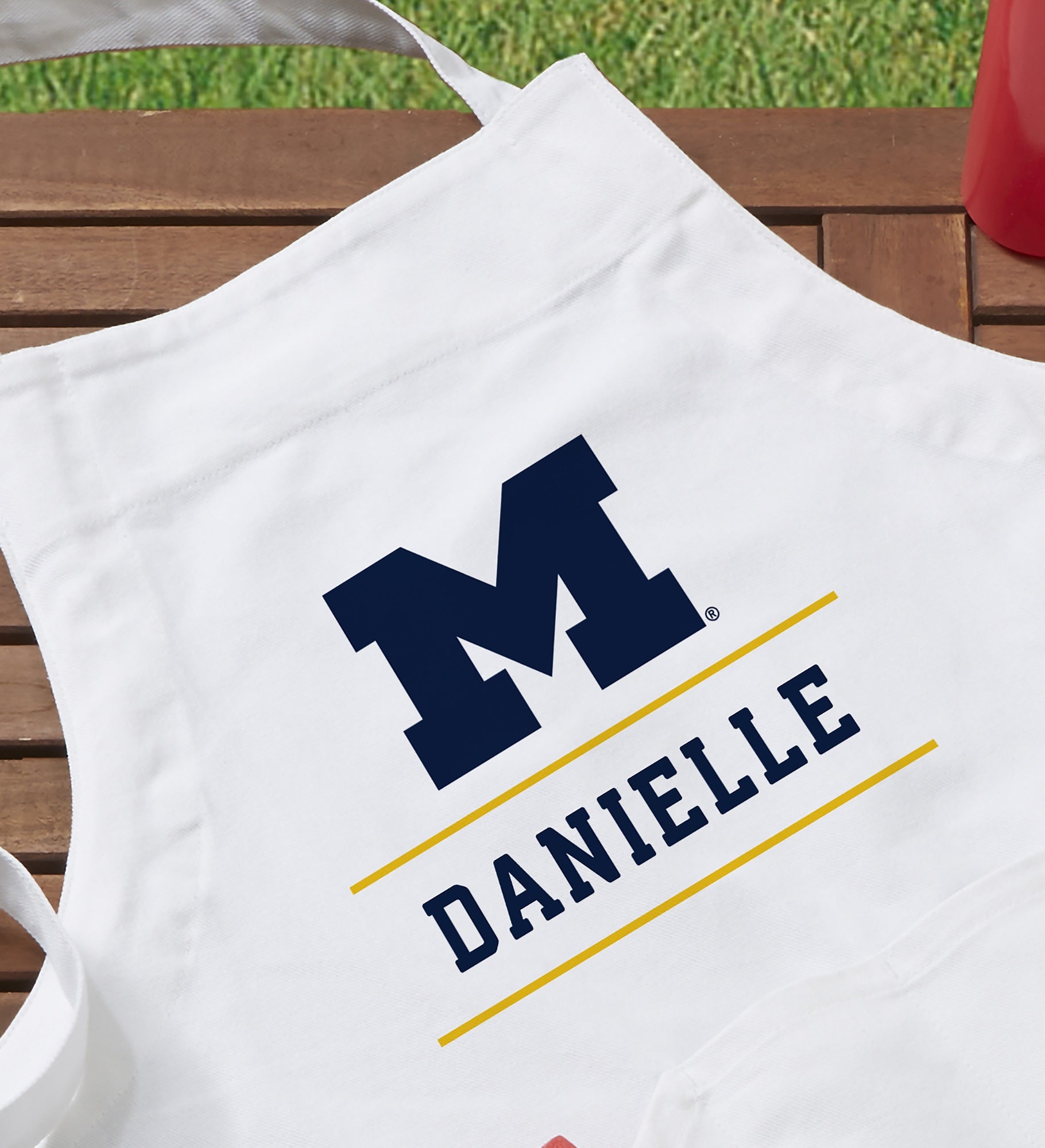 NCAA Michigan Wolverines Personalized Apron