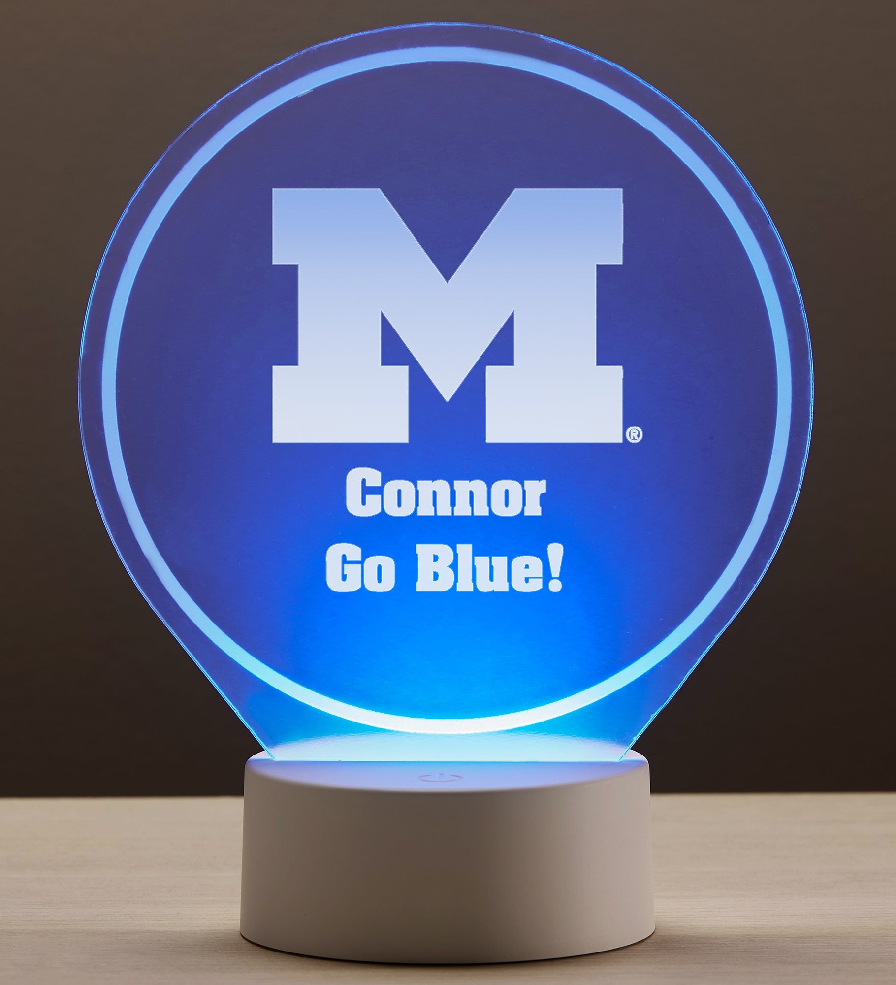 NCAA Michigan Wolverines Personalized LED Sign