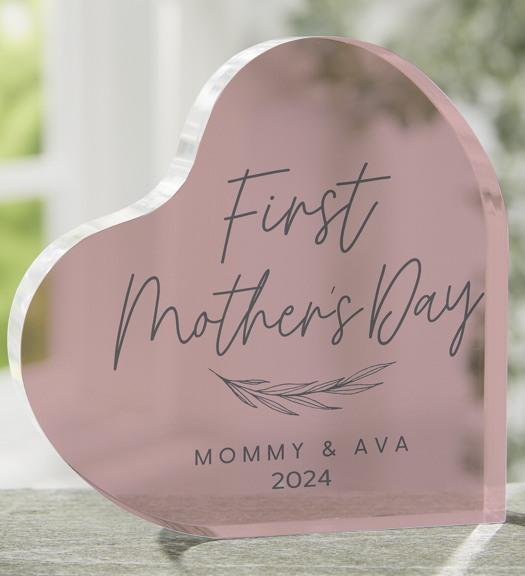 First Mother's Day Love Personalized Acrylic Keepsake