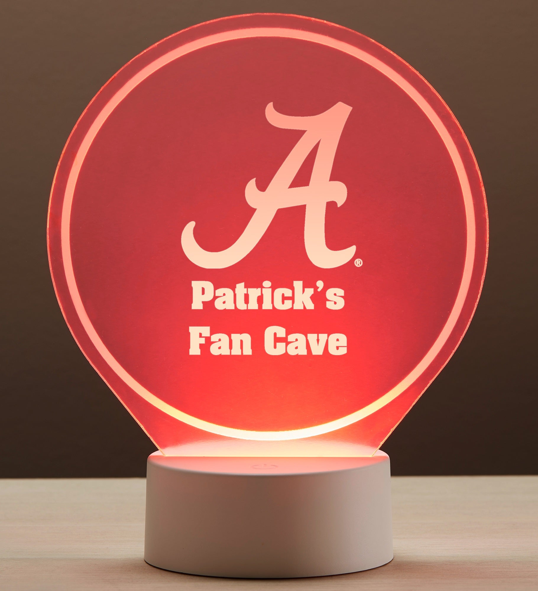 NCAA Alabama Crimson Tide Personalized LED Sign