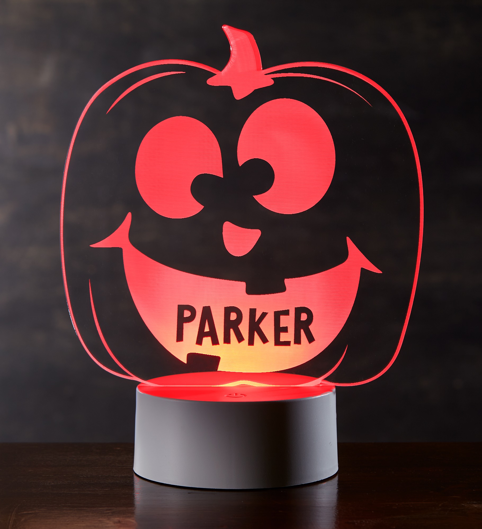 Jack-o'-Lantern Faces Personalized LED Sign