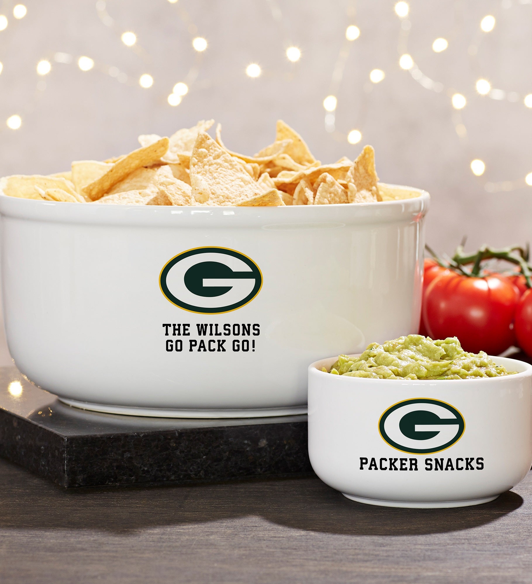 NFL Green Bay Packers Personalized Bowls