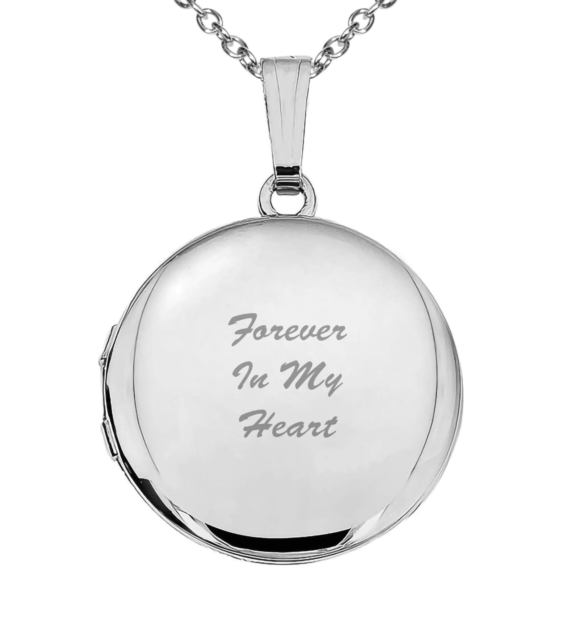 Personalized Round Photo Locket
