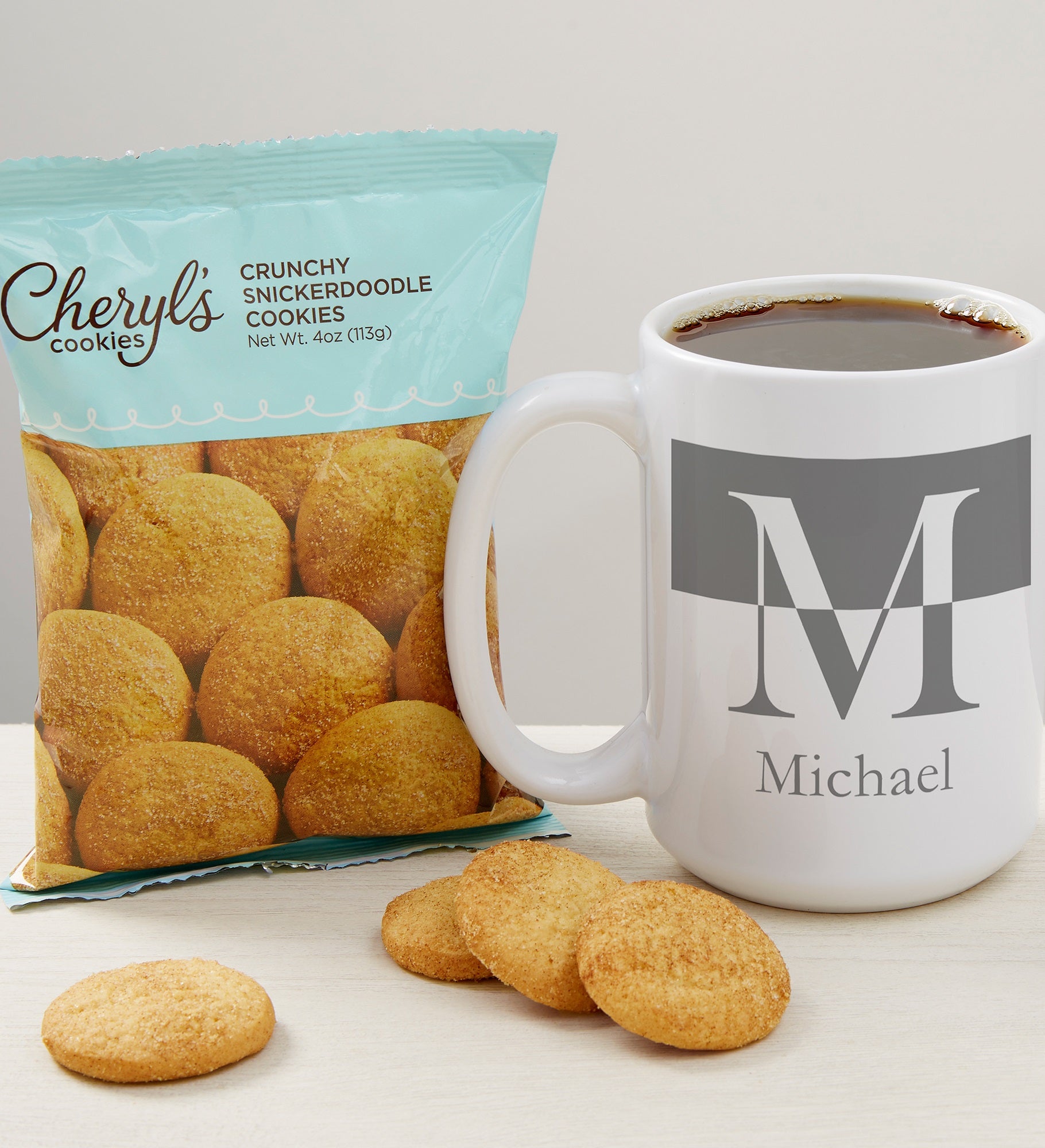 Initials Personalized Coffee Mug with Cheryl's Cookies