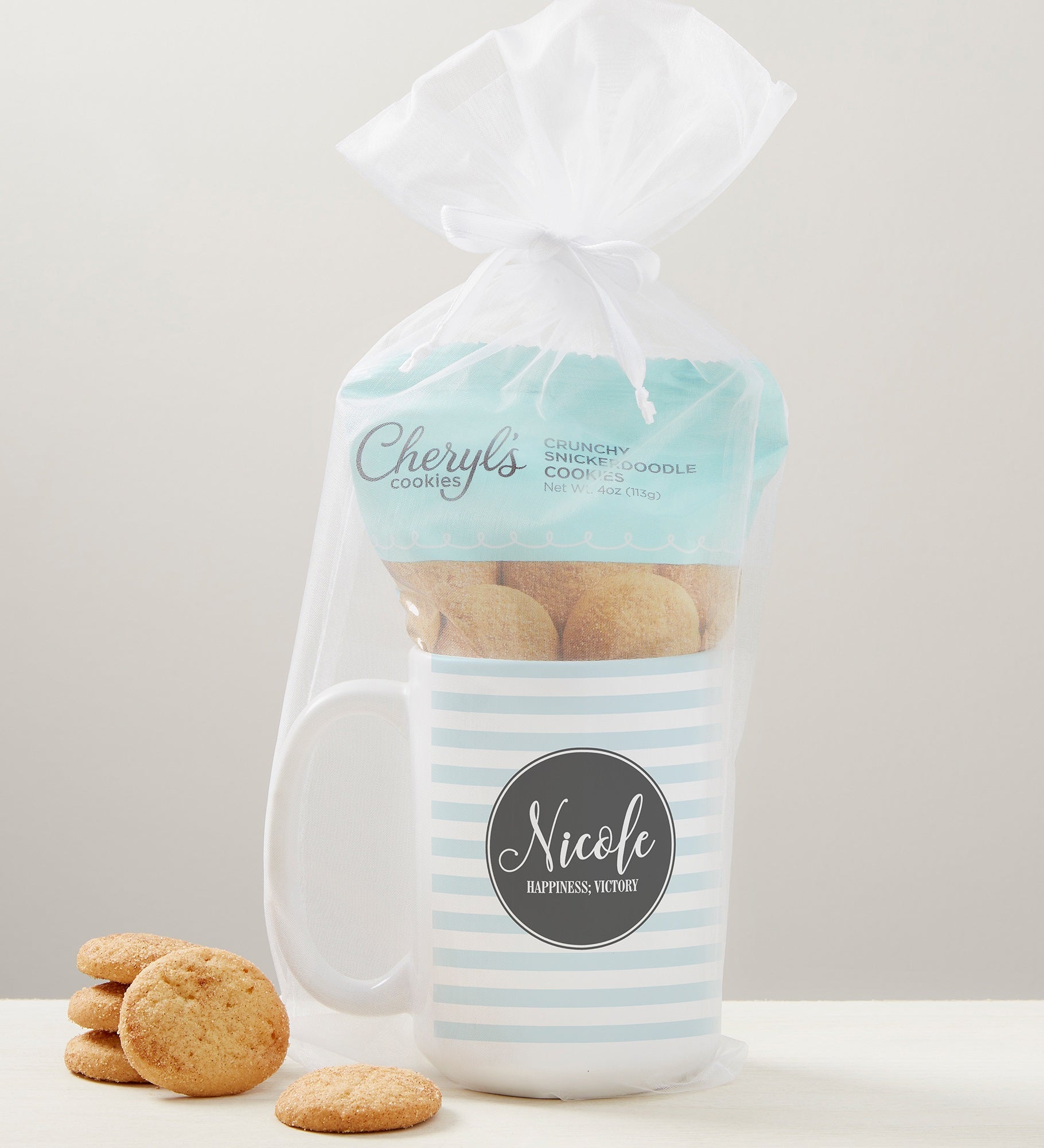 Name Meaning Personalized Coffee Mug with Cheryl's Cookies
