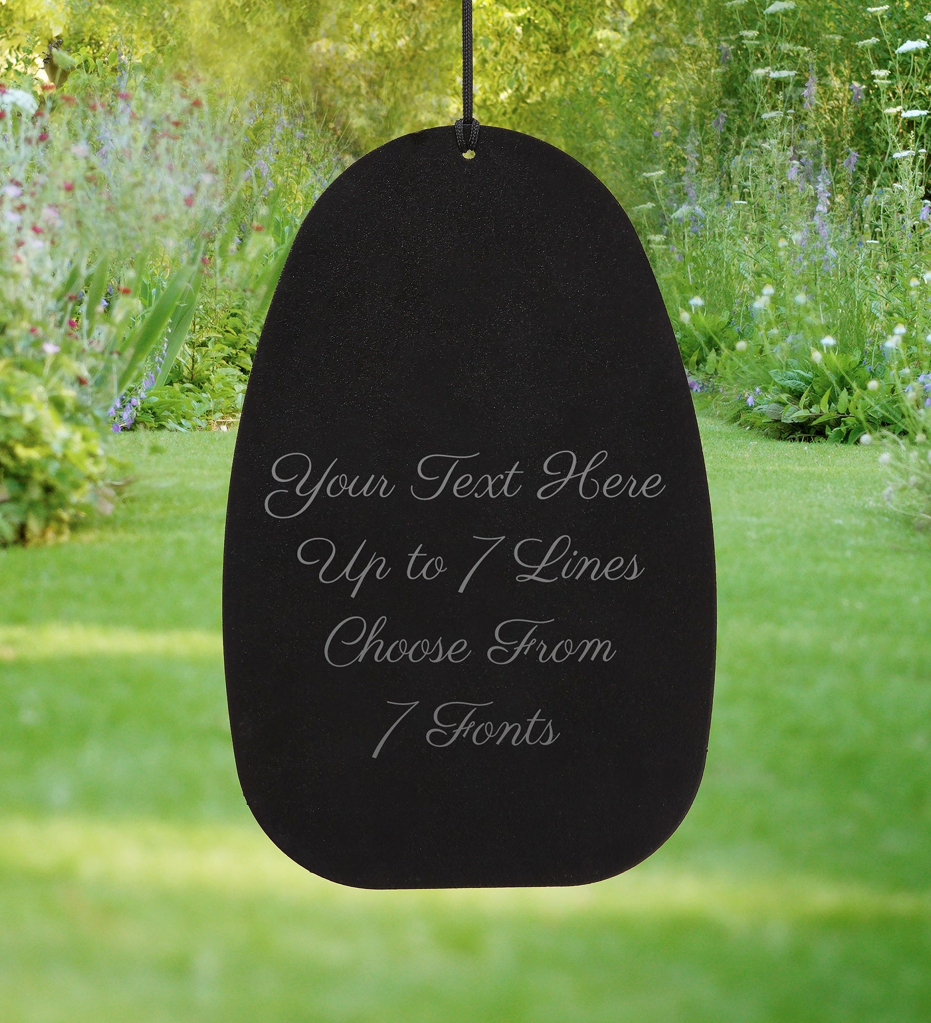 Engraved Message Amazing Grace Premium Wind Chime