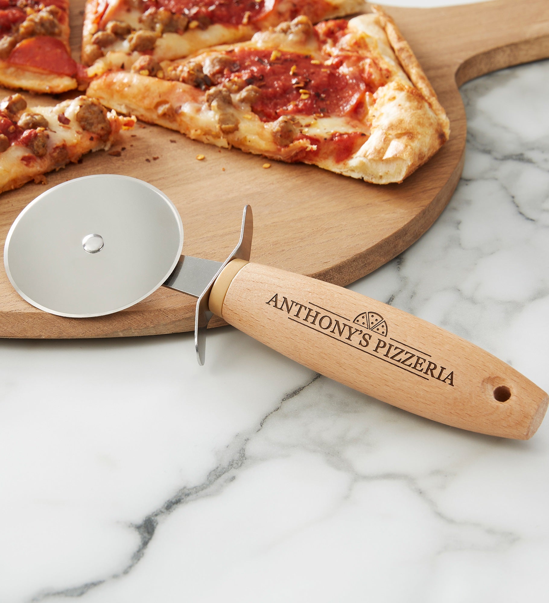 Pizzeria Personalized Pizza Cutter